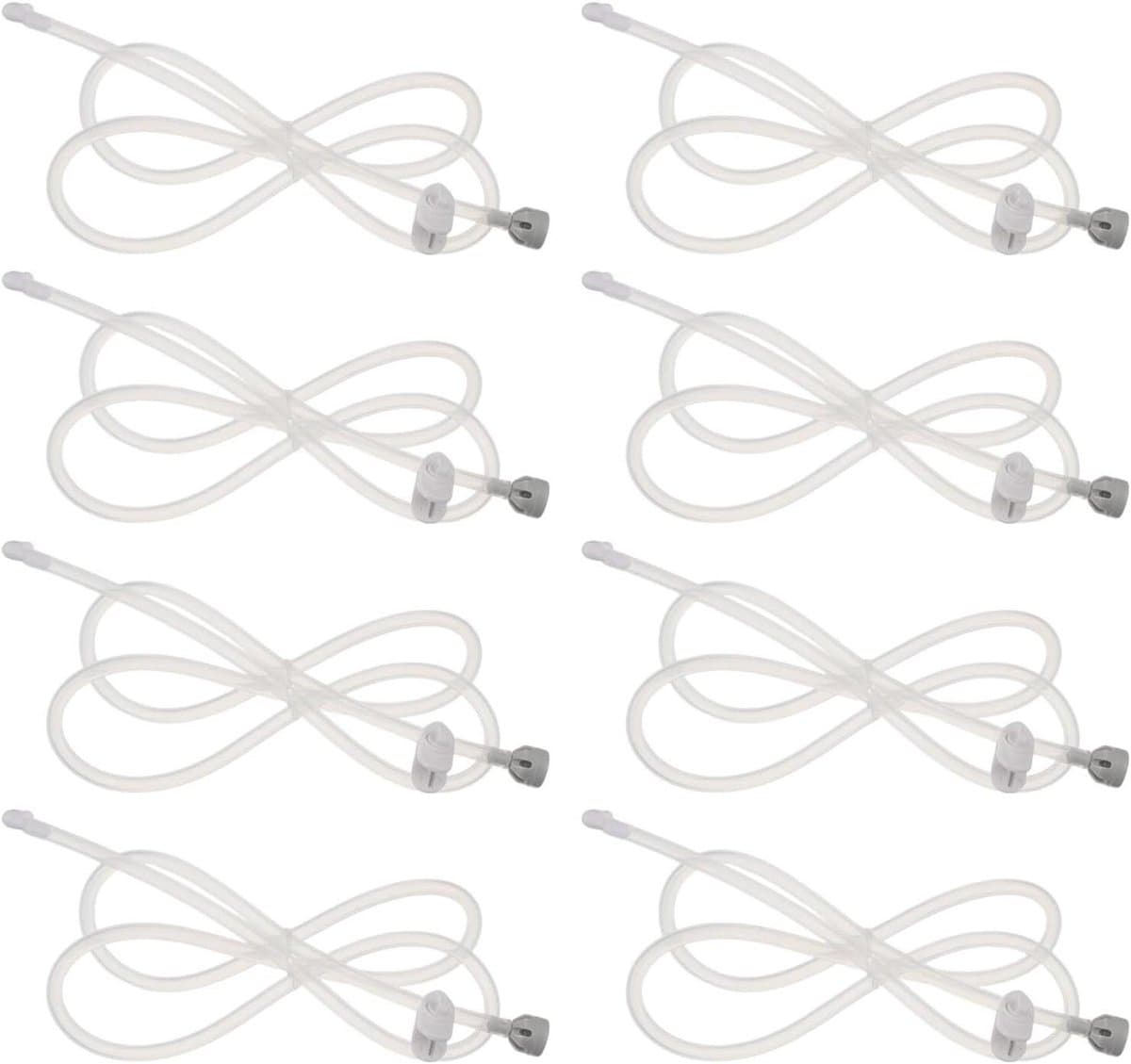 8 Stuks Delige Vervangende Tubing voor Elektrische Mondirrigator Duurzaam Plastic Mondhygiëne-accessoire voor Thuisgebruik Eenvoudig Te Installeren Betrouwbare Waterstroom