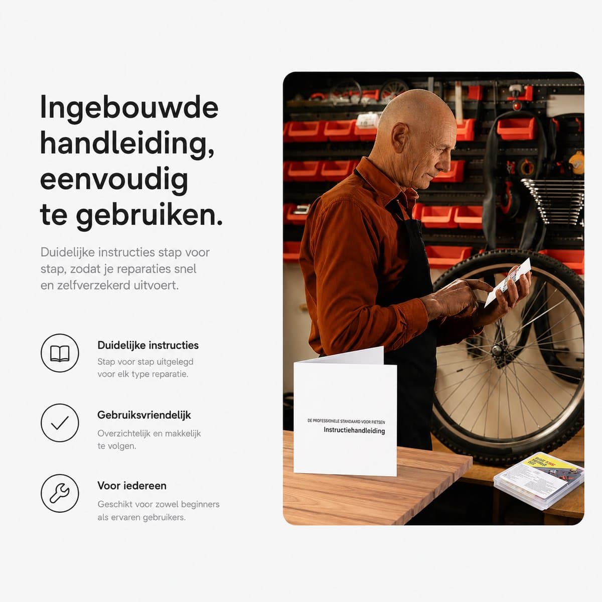 BOTC Fiets Reparatieset - voor Binnenbanden van Fietsen - met 20 vulkaniserende Plakpleisters, Metalen rasp en Bandenlichter thumbnail 7