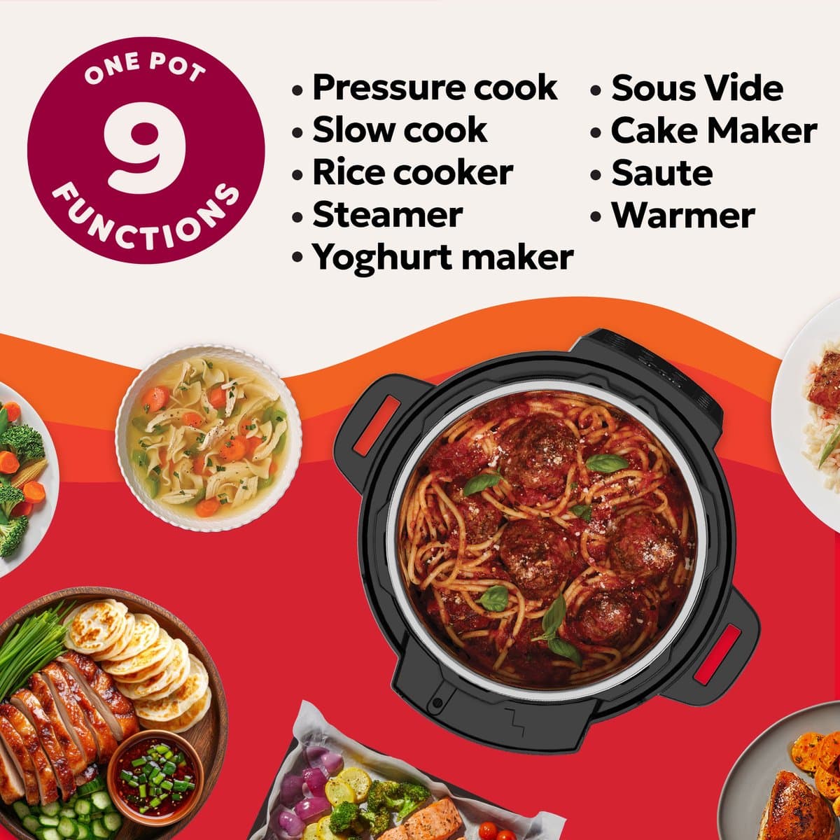 Instant Pot Duo Plus Whisper Quiet 5,7L Multicooker - 9-in-1 Snelkookpan - Slowcooker - Sous-vide - Rijstkoker - Stomer - Stilste Stoomafgifte - Tot 6 Porties thumbnail 7