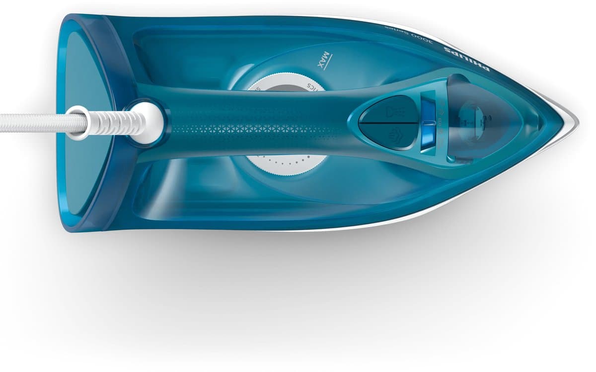 Philips Dst3040/70 - 3000 Series - Stoomstrijkijzer - Blauw/Wit thumbnail 2