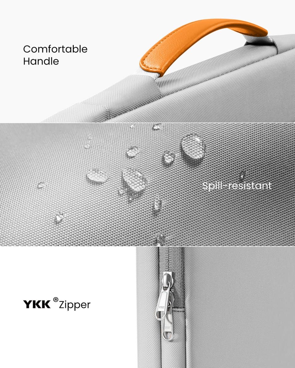 tomtoc Defender-A14 360 beschermende laptoptas voor 2026 16-inch MacBook Pro M5 Pro/Max A3428 A3429, M4/M3/M2/M1 Pro/Max, waterbestendige laptoptas met accessoirevak voor de nieuwe Razer Blade 15 thumbnail 3