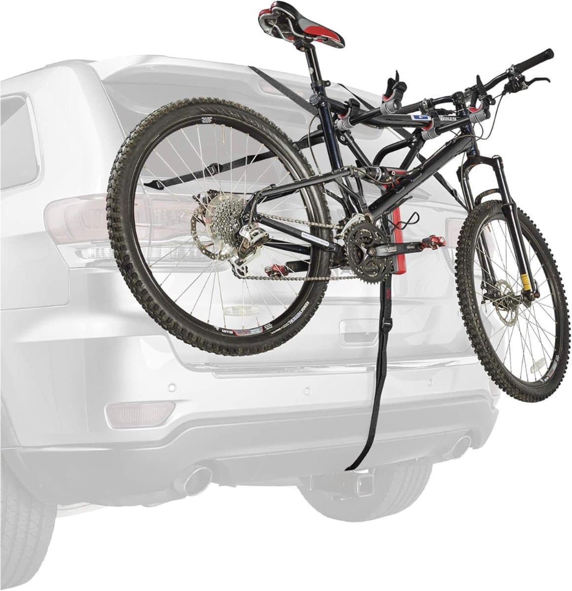 RWB® Fietsendrager Electrische Fietsen - Fietsendrager Op Trekhaak - Fietsendrager E Bike - Zwart/Rood - 44cm x 17cm x 11cm thumbnail 2