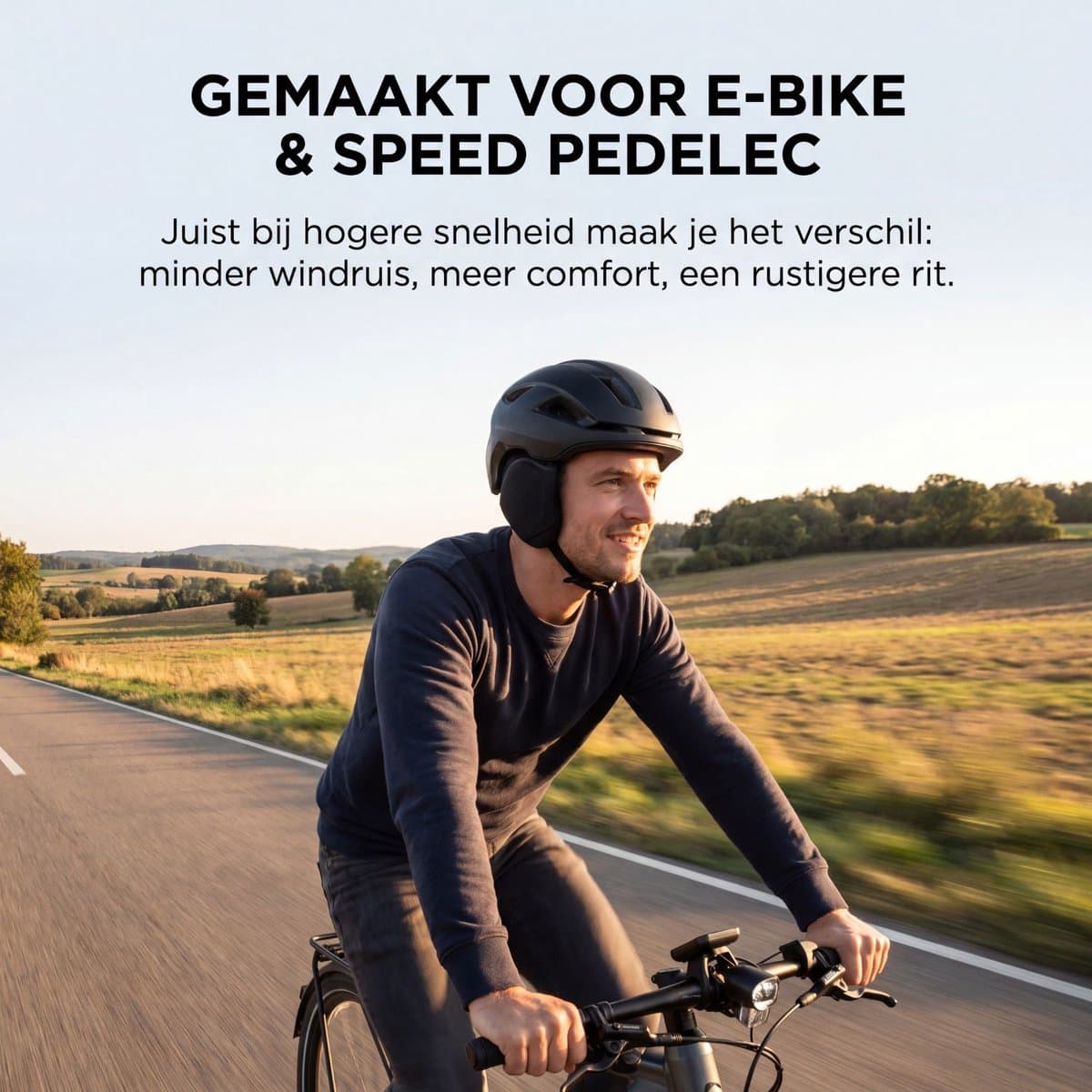 GO-OFF Oorkappen Fietshelm Set Maat XL – Wintervoering & Zomer Oorbescherming tegen Windgeruis – Voor Fietshelm, E-Bike en Speed Pedelec Helm thumbnail 6