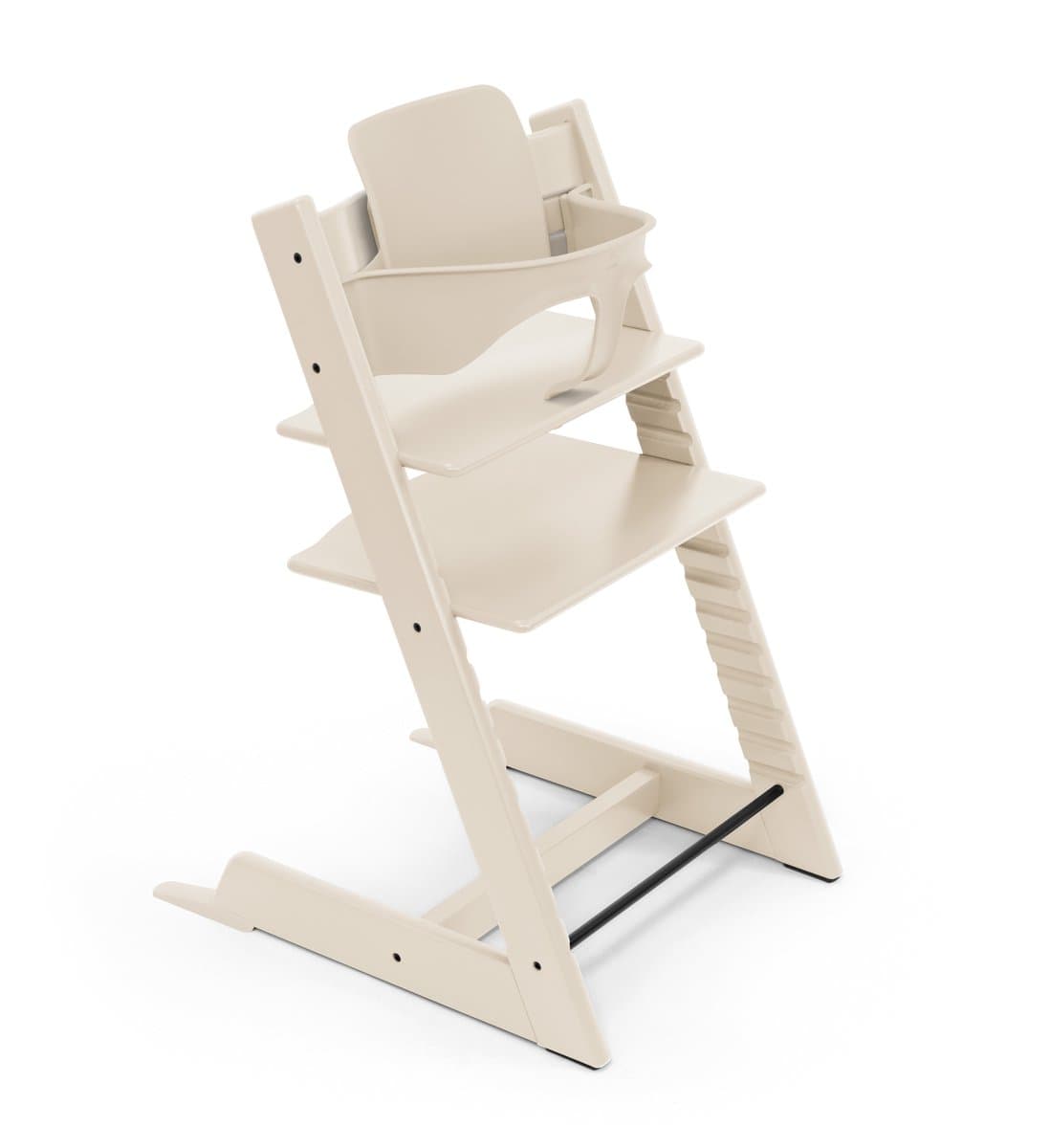 Stokke Bundel Tripp Trapp-kinderstoel Vanilla White | Babyset Vanilla White - afbeelding 1