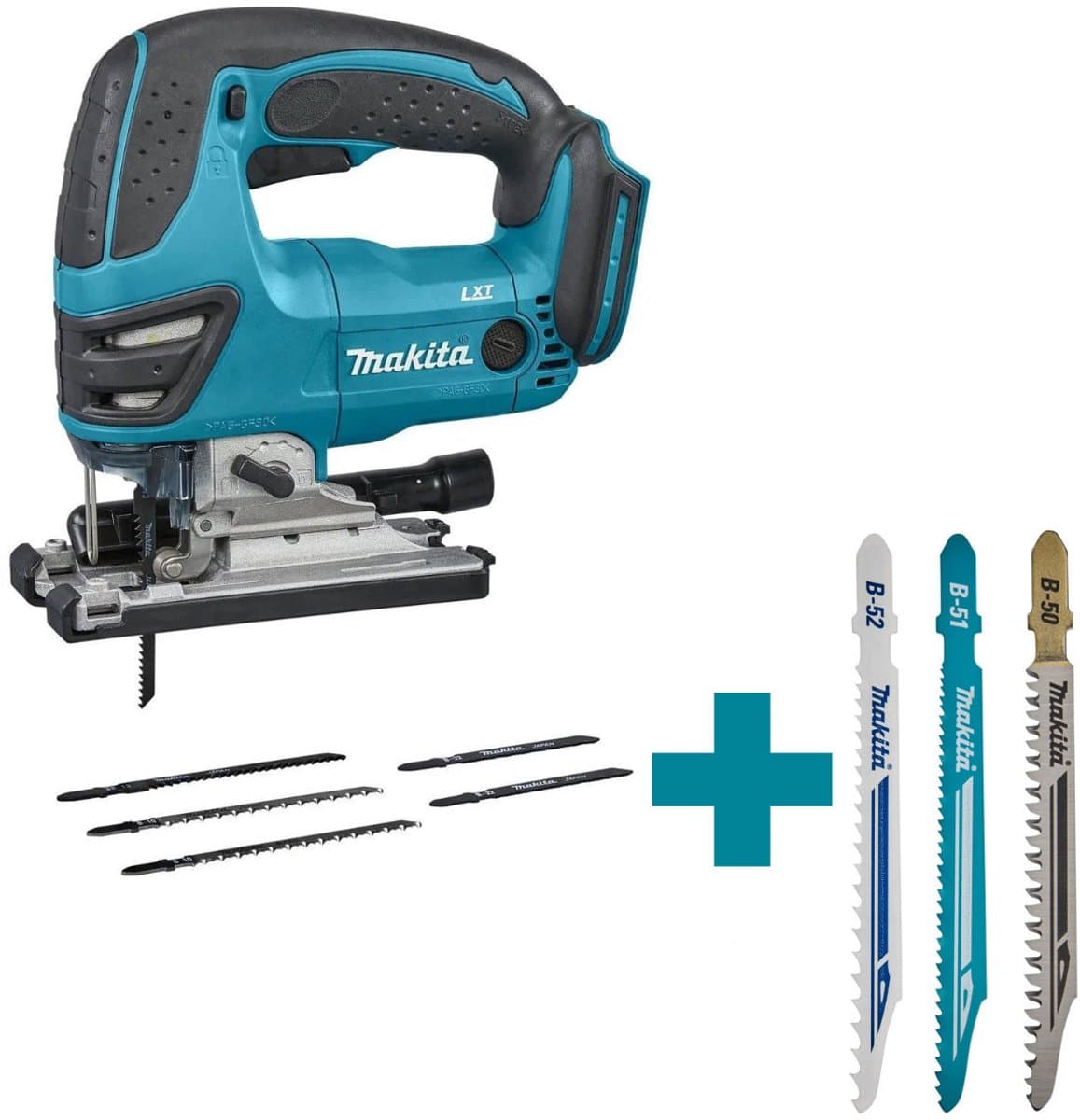 Makita DJV180Z 18V decoupeerzaag - tool-free wissel, 3 pendelstanden thumbnail 7