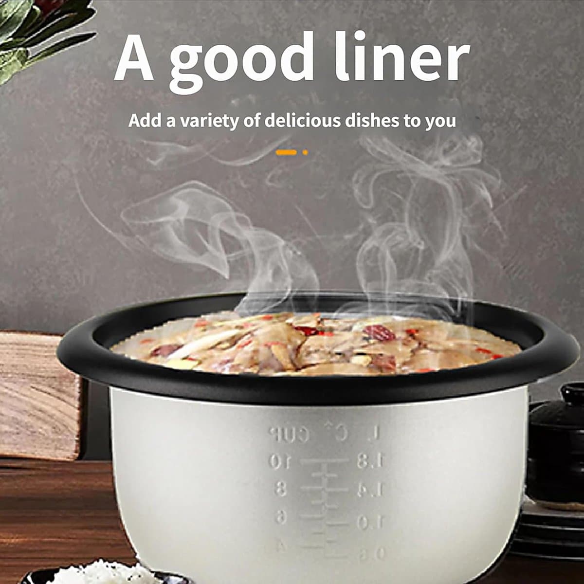 Aluminum Rice Cooker Inner Container Cookware Electric Rice Cooker Liner Nonstick Cooking Pots Kitchens Accessory Aluminum Rice Cooker Inner Container Cookware thumbnail 2