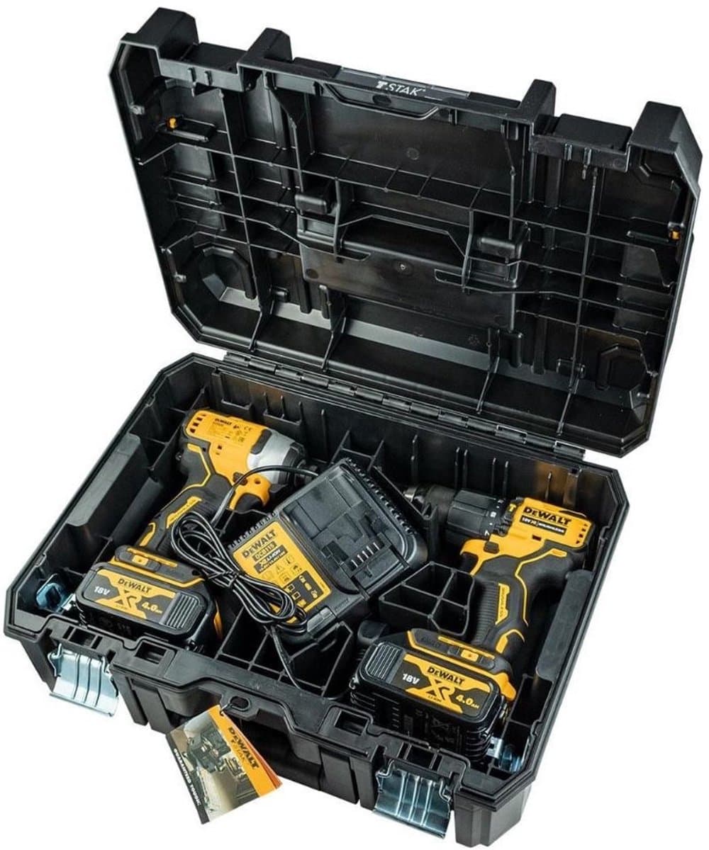 DeWALT DCK2062M2T Accu combiset 2-delig (DCD709 + DCF809) 18V XR 4.0Ah in TSTAK thumbnail 2