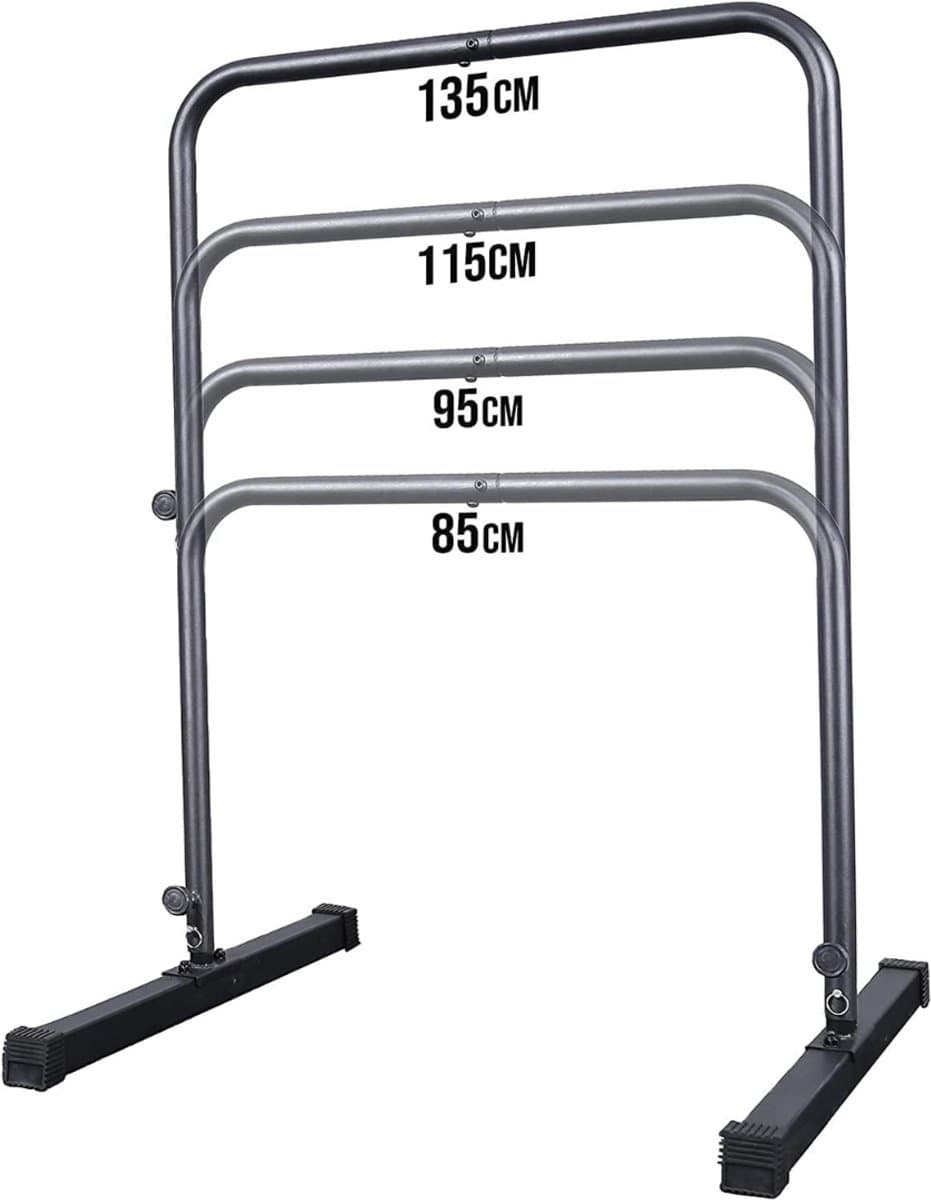 Core® Pull Up Station - Fitness - Grijs- 135cm x 135cm x 90cm - afbeelding 1