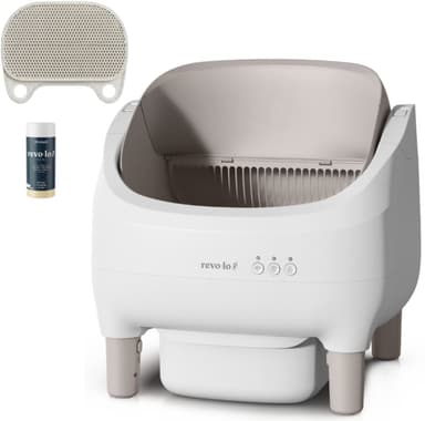 Revo-loo Open automatische zelfreinigende kattenbak