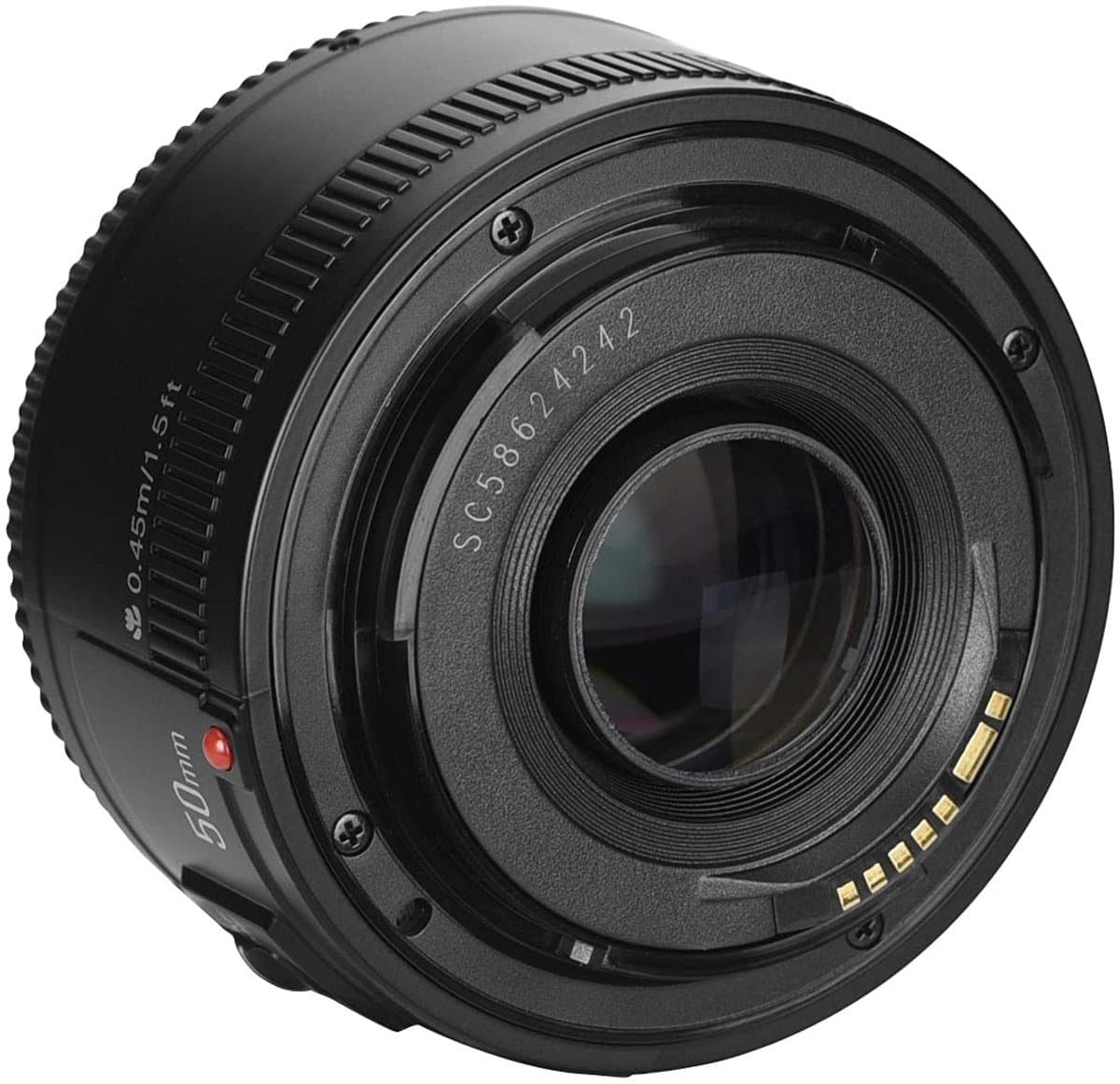 Allecto - Yongnuo YN 50mm F/1.8 AF/MF Lens voor Canon EF Camera's thumbnail 2
