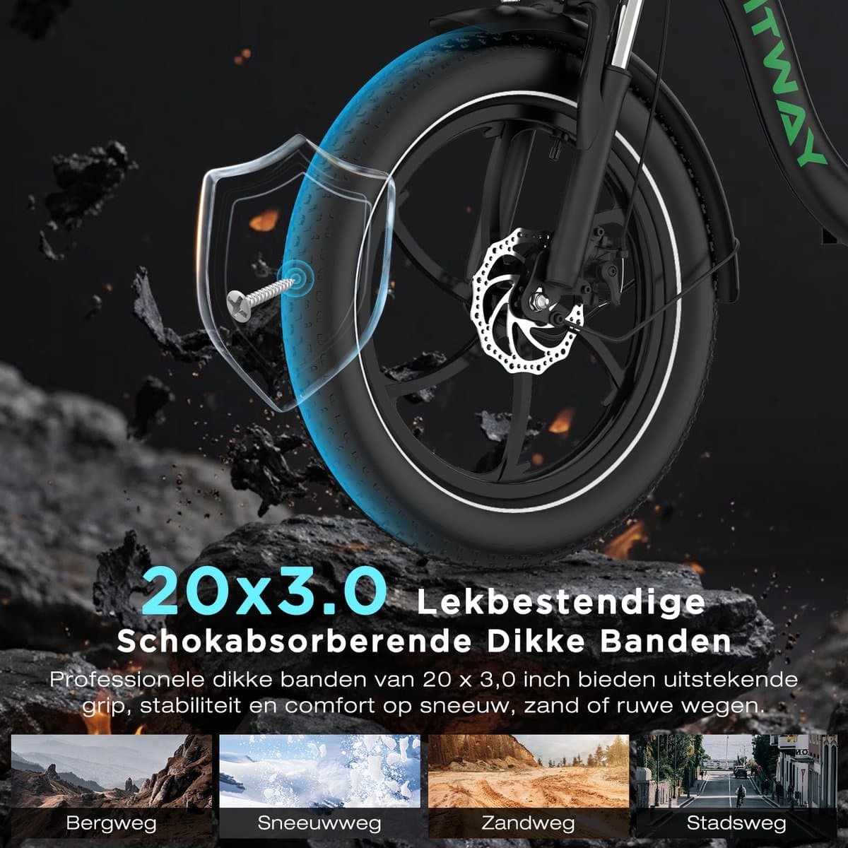 HITWAY BK6S L1 opvouwbare e-bike thumbnail 6