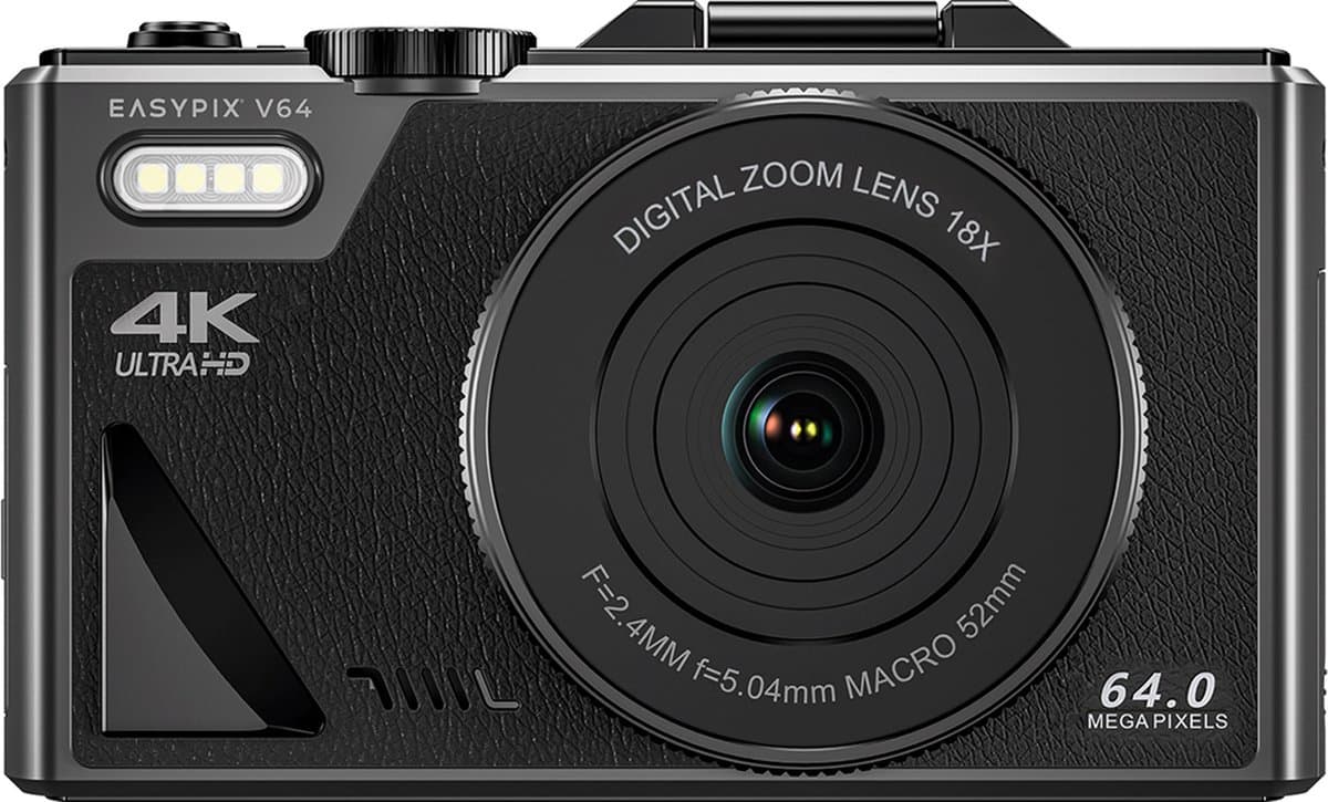 Easypix V64 Flip - Compactcamera - Met Klapscherm - Zwart thumbnail 5
