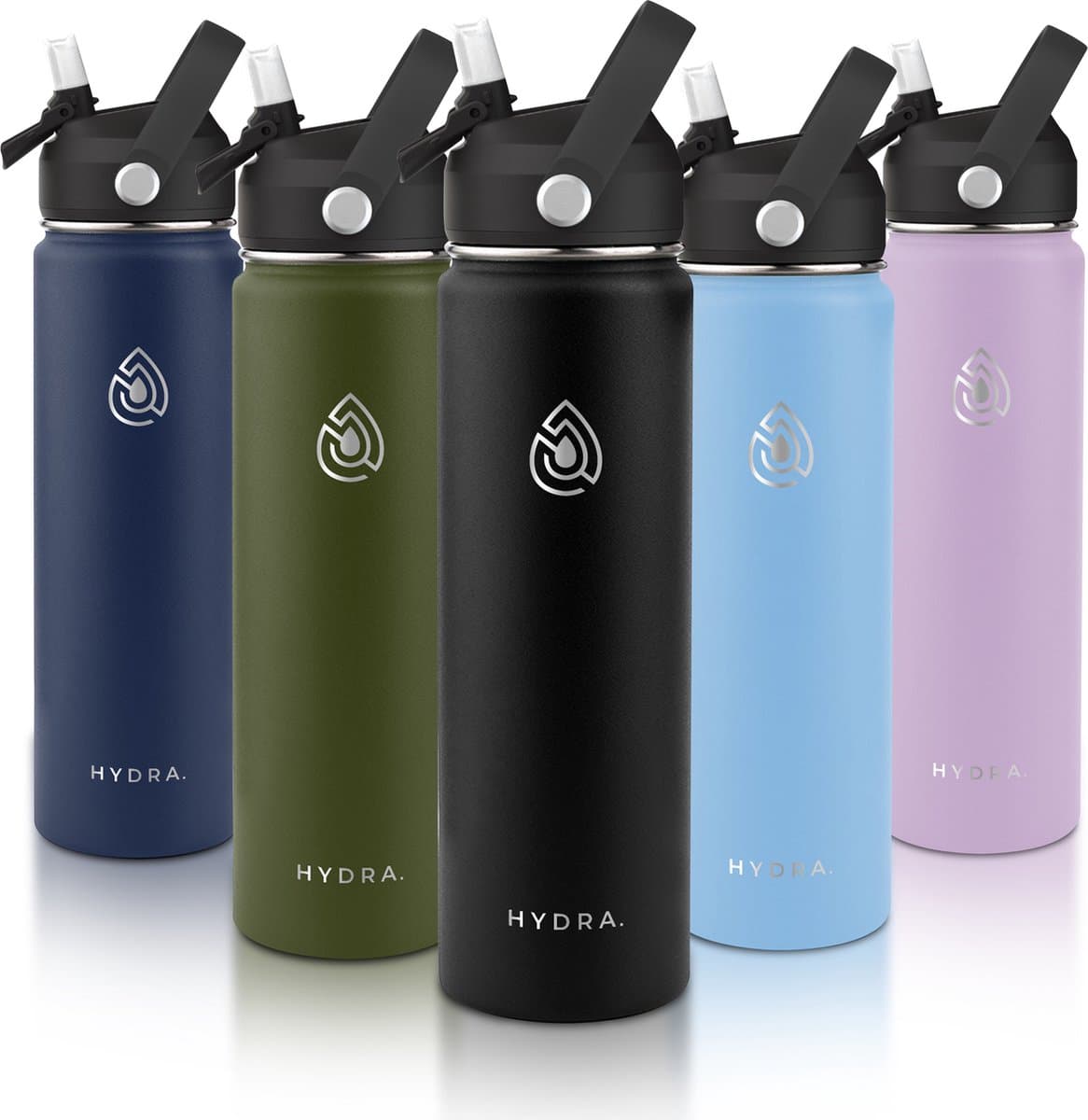 Hydra Essentials® RVS Drinkfles 650 ml - Thermosfles met Rietje en Draaidop - Dubbelwandig BPA-vrij & Lekvrij - 24u Koud / 24u Warm - Inclusief Schoonmaakborstel - Cadeau voor Volwassenen - Sport, Werk & School - Pink Lady thumbnail 8