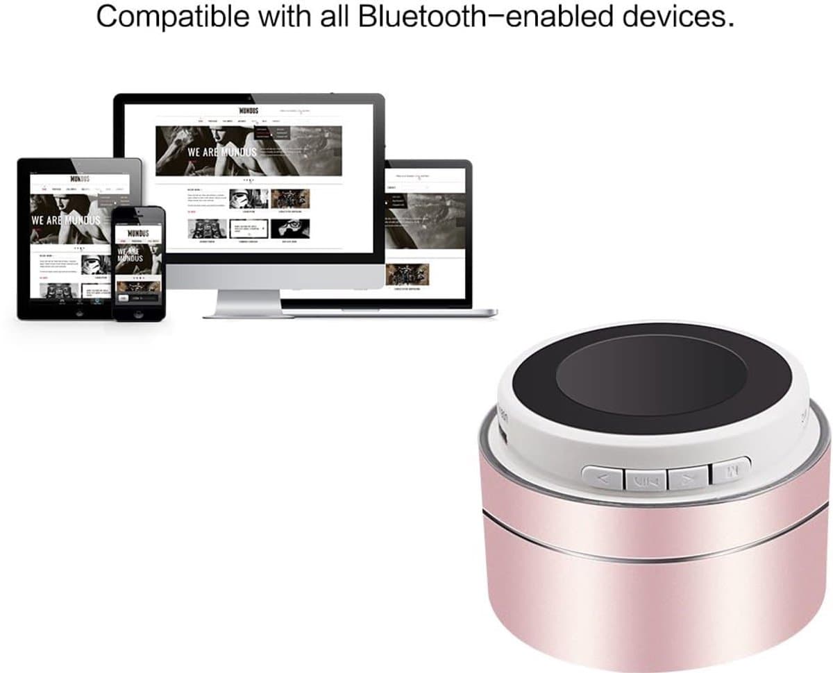 TuseRxln TuseRxln Bluetooth-speaker – draagbare 10W speaker met RGB thumbnail 4