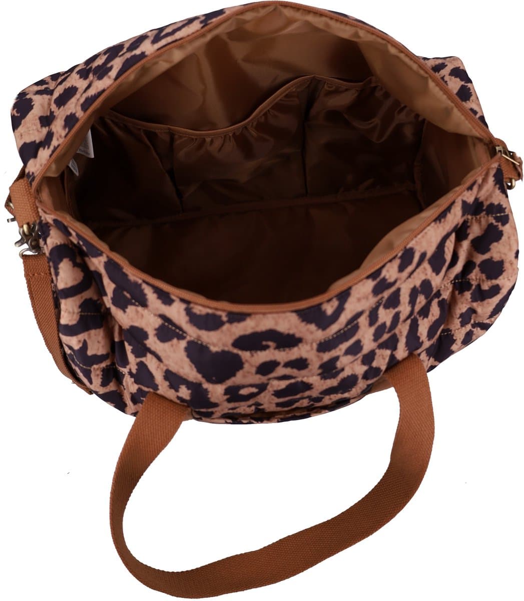 Kidzroom Luiertas Mini Mamas - Beige - Verschoonmatje - Verstelbare schouderband - Ophanglussen kinderwagen thumbnail 7