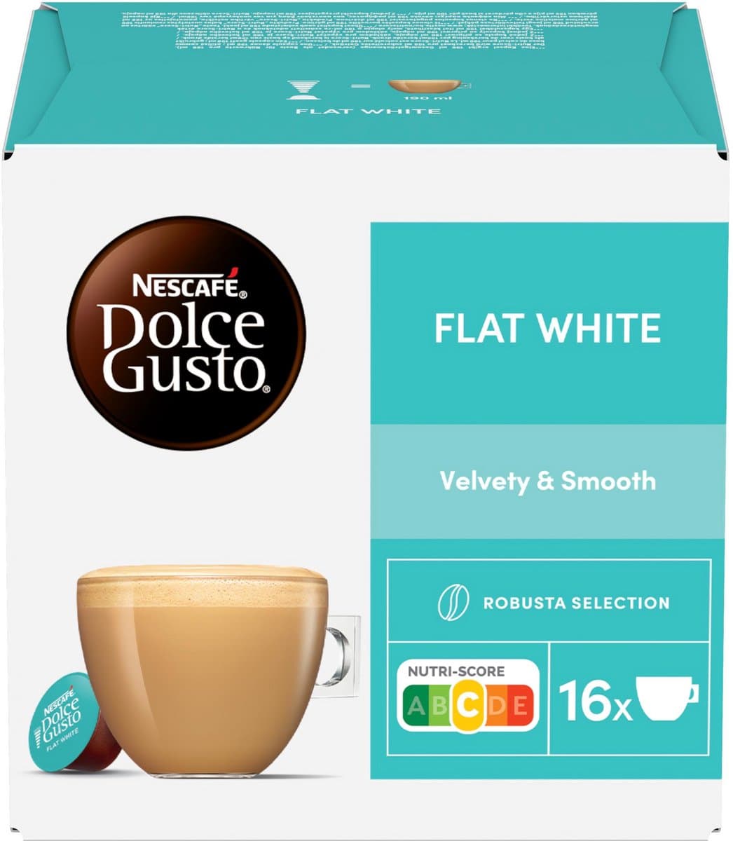 Nescafé Dolce Gusto capsules Flat White - 48 koffiecups voor 48 koppen koffie thumbnail 2