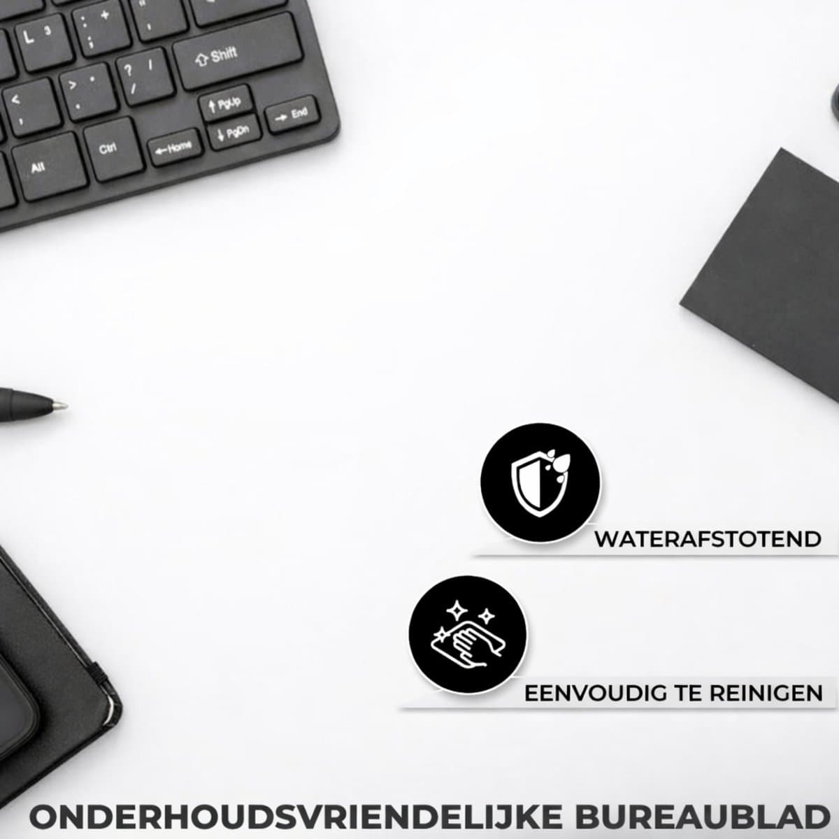 Bayt Zit Sta Bureau - Elektrisch Bureau - In Hoogte Verstelbaar Bureau - 120 x 60 cm - Wit thumbnail 6