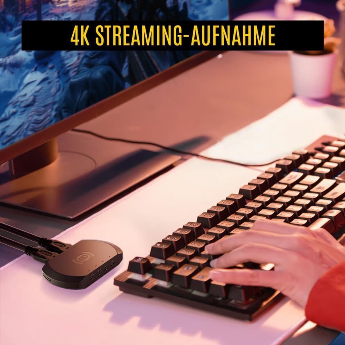 Externe Capture Card - Video Opname Apparaat - 4K Streaming - VRR en HDR Ondersteuning thumbnail 4