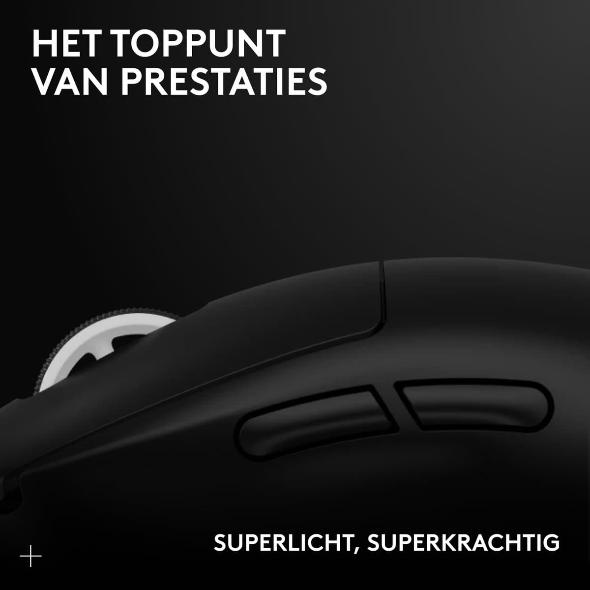 Logitech G Pro X Superlight 2 - Draadloze Gaming Muis - Lightspeed - Zwart thumbnail 3