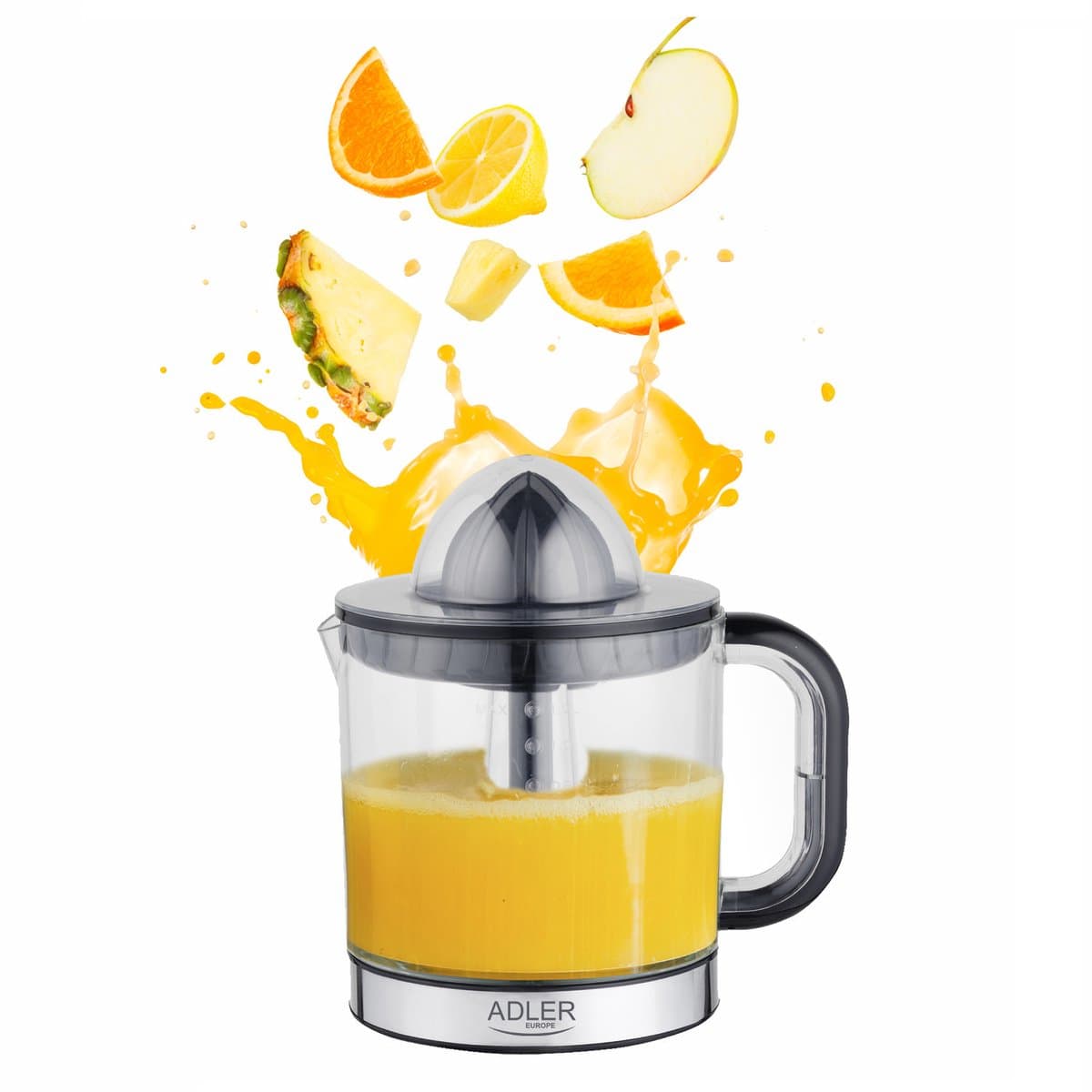 Adler - Elektrische Citruspers - 1.2 L - maximaal vermogen 60 W, zwart, AD 4012 thumbnail 3