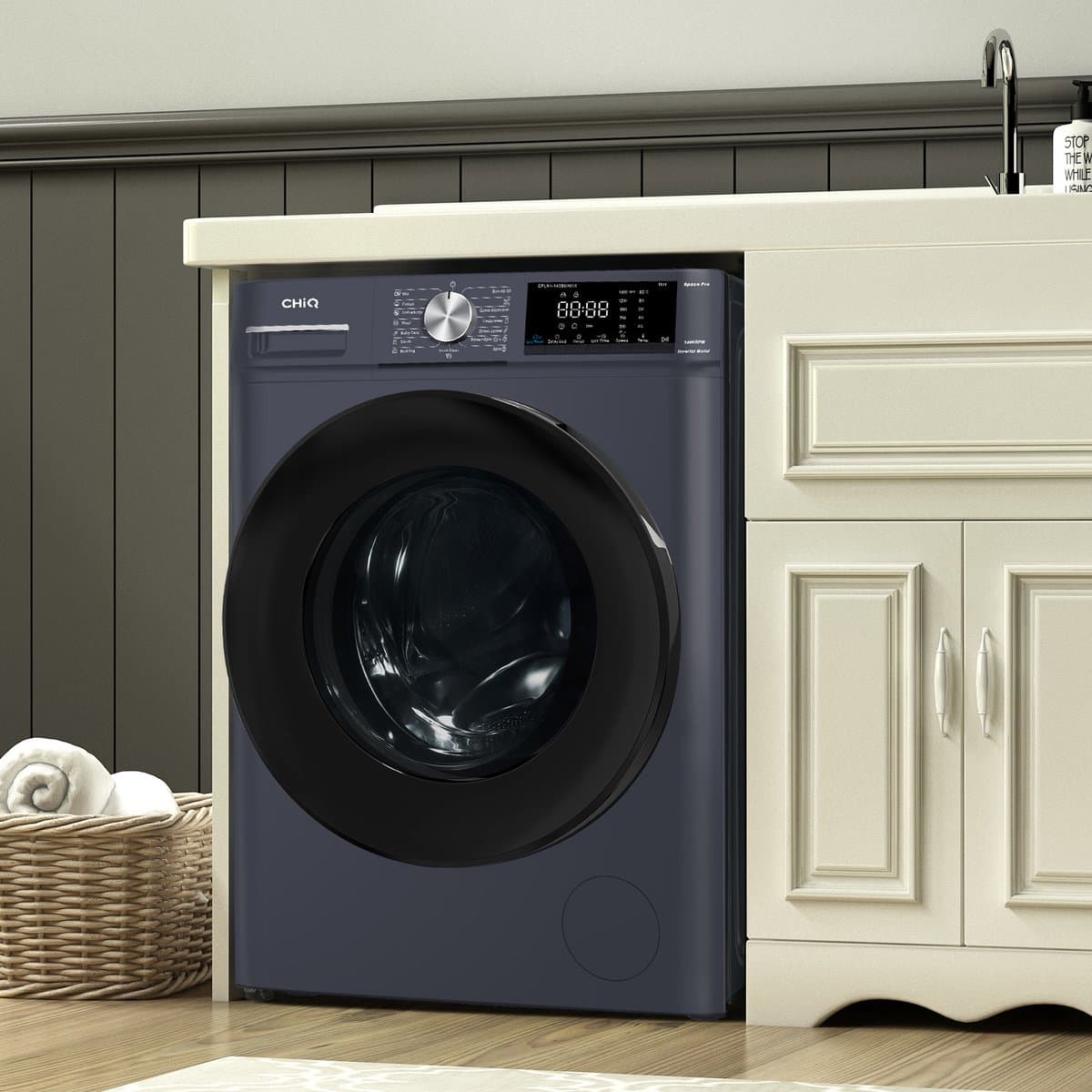 CHiQ CFL90 9kg Wasmachine - Stoom, 1400 tpm, 12j motorgarantie thumbnail 6