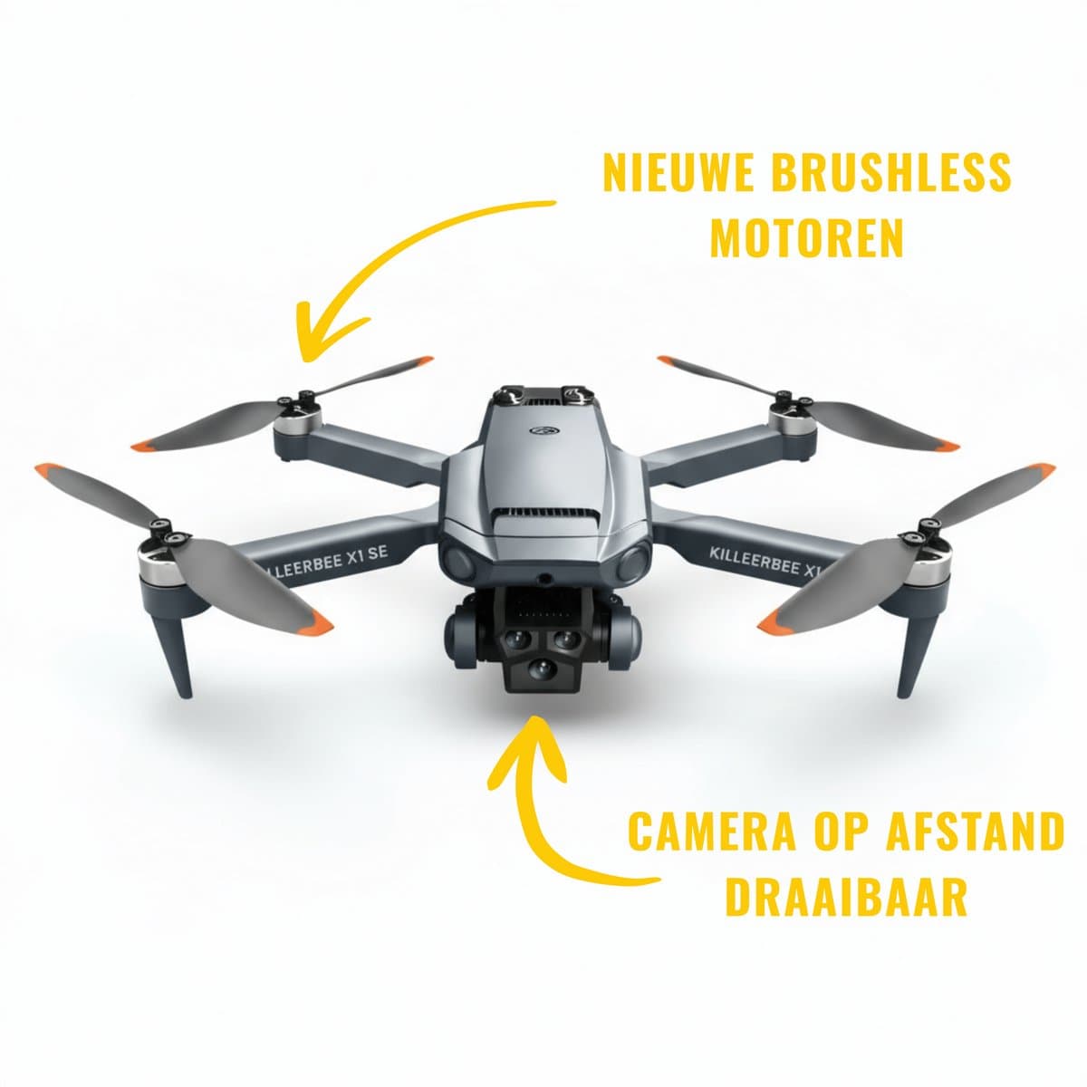 Killerbee X1 SE Sky Predator – Drone met 4 accu's & obstakelontwijking thumbnail 2