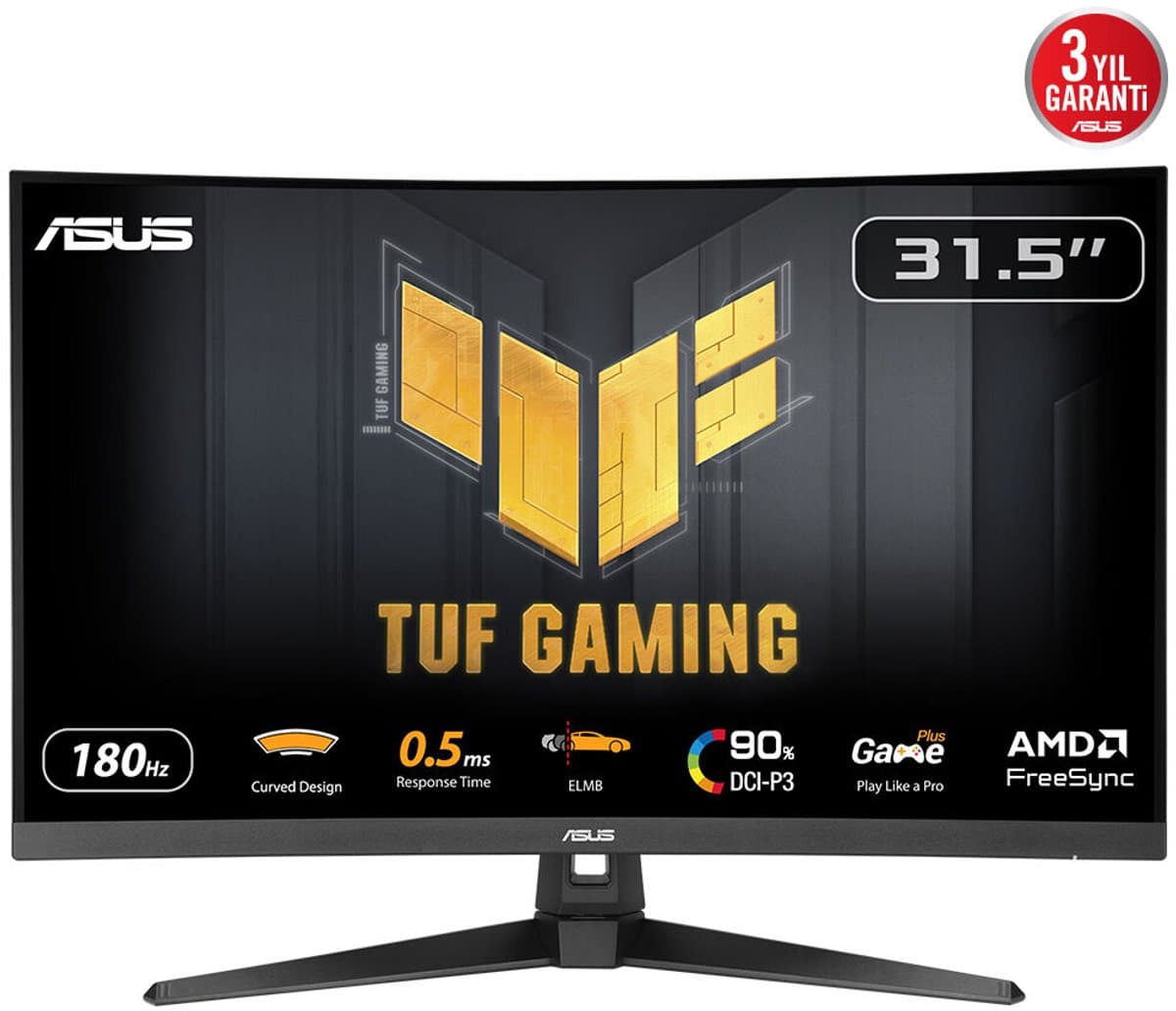ASUS TUF Gaming VG32WQ3B - 32" QHD 180Hz curved thumbnail 7