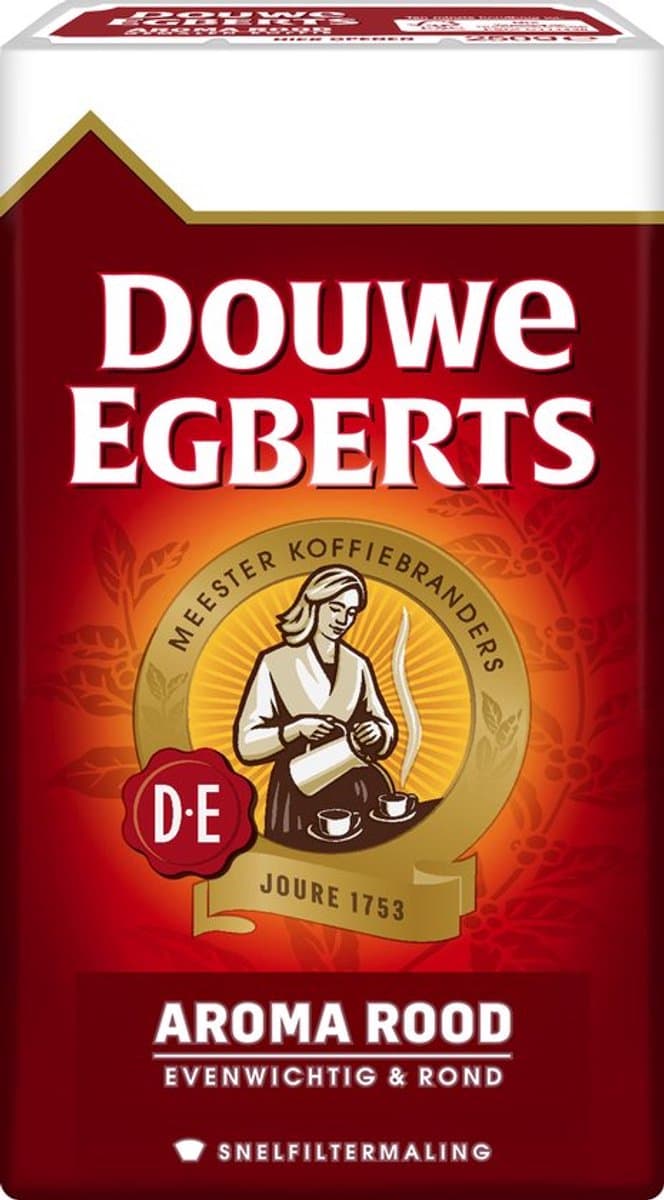 Douwe Egberts snelfiltermaling - Aroma Rood - 250 gram