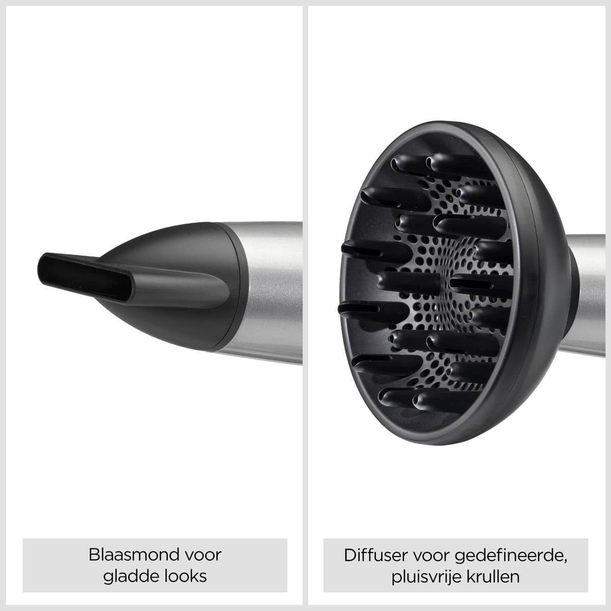 BaByliss Cosmos Föhn D580DE - Krachtige Haardroger met Diffuser - Lichtgewicht - Ionische functie voor minder pluizig haar - 3 temperaturen plus Cool Shot - Compleet met Blaasmond thumbnail 7