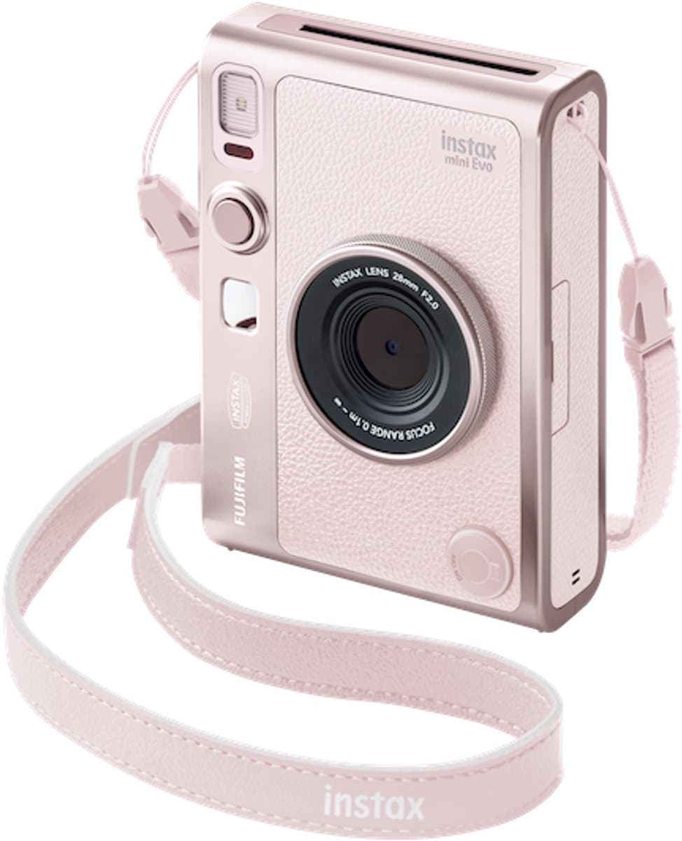 FUJIFILM instax mini Evo™ - Instant Camera - Gentle Rose thumbnail 4