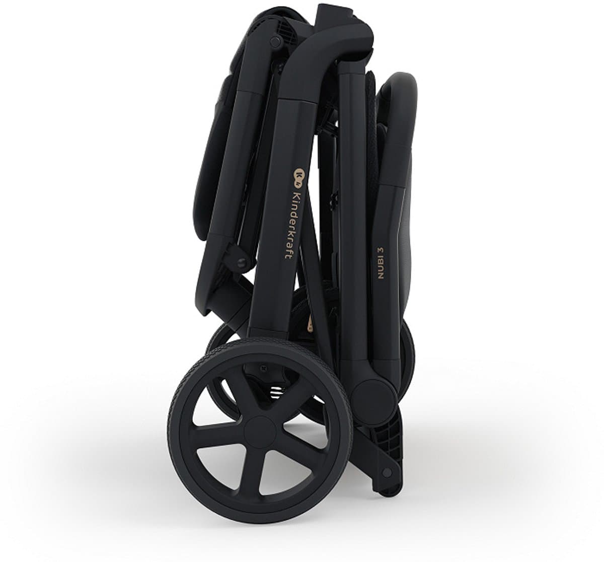 Kinderkraft NUBI 3 Buggy – Lichtgewicht & Automatisch Inklapbaar – Tot 27 kg – Verstelbare Rugleuning – Zwart thumbnail 8