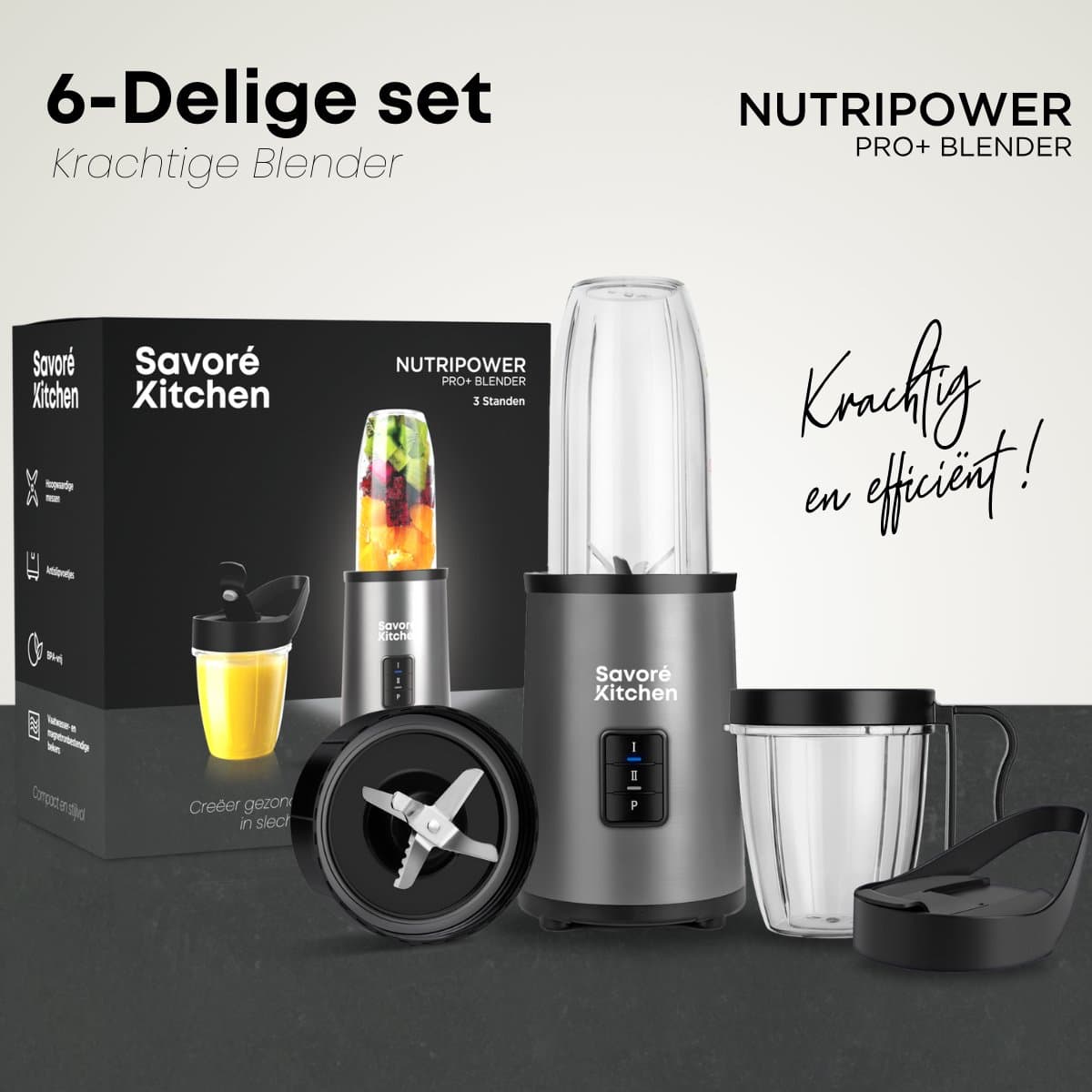 Savoré Kitchen NutriPower Pro+ blender thumbnail 5