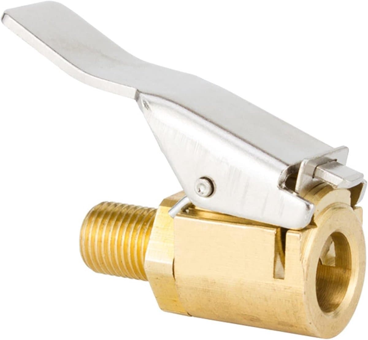 Ventiel Clip-Autoband Ventiel Pomp - Auto Messing - 8 mm - Band Oppompen - Connector - Auto Accessoire-1 stuks messing bandenventiel luchtpompclip, luchtklem bandenpomp compressor pomp verbinding vergrendelbare bandenpomp luchtklem adapter, universe
