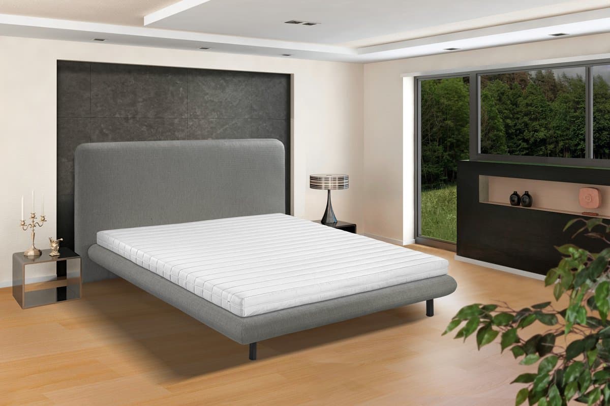 Bodyprotect Comfort Line - matras 160x200 cm koudschuim - hardheid H4 - hoogte 10 cm - als ergonomische schuimmatras en koudschuimmatras - Made in EU - 160 x 200 x 10 cm - wit thumbnail 2