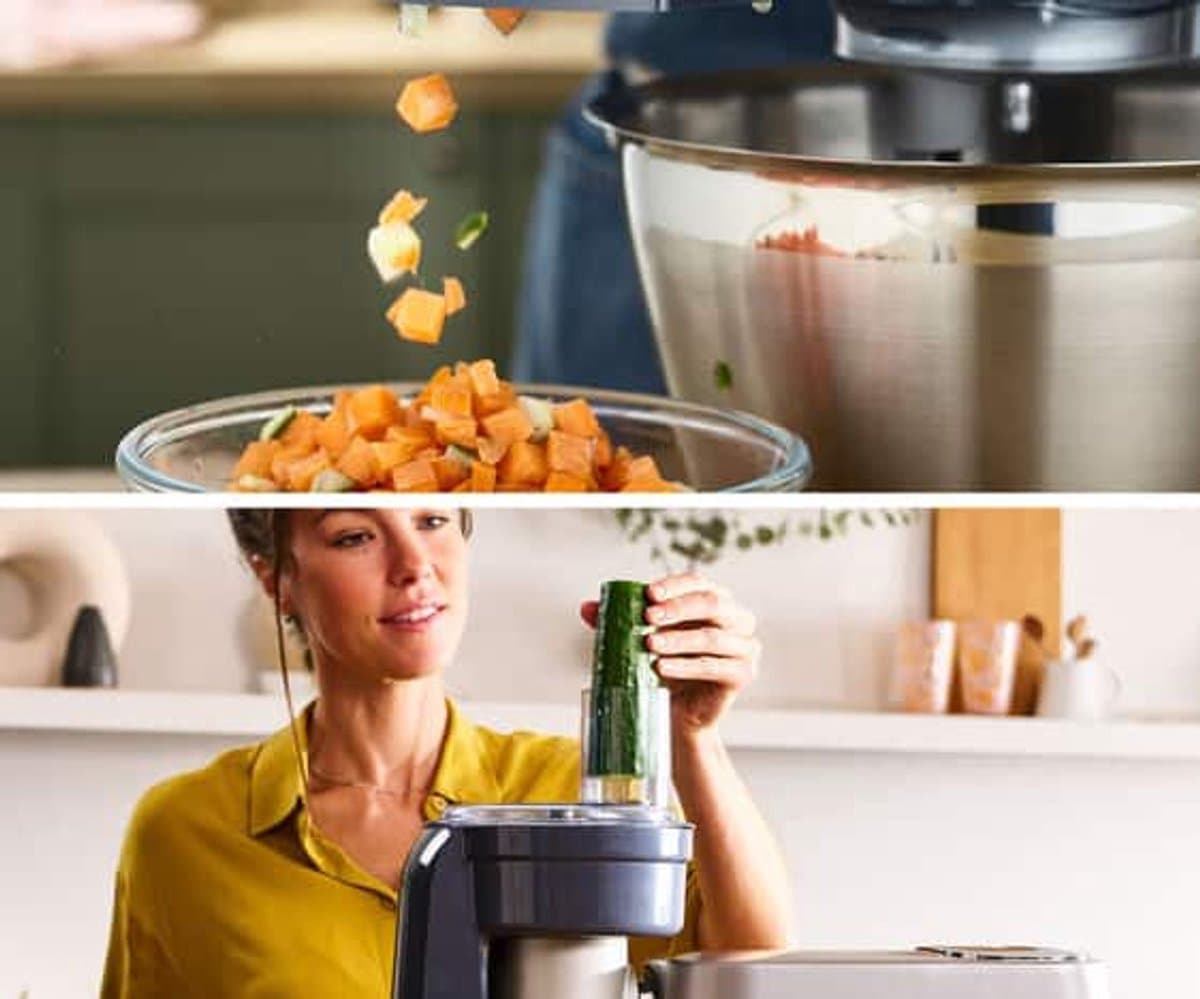 Kenwood Blokjessnijder KAX400PL - Roestvrijstalen accessoire thumbnail 5