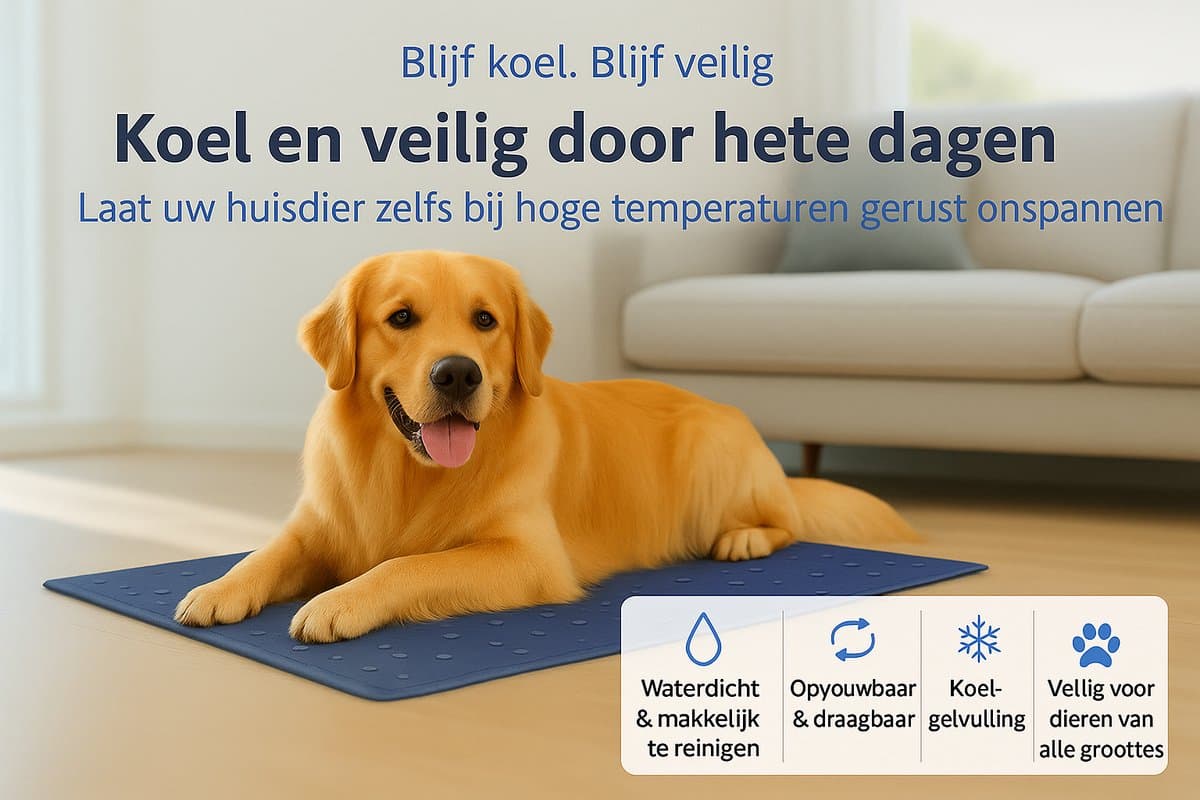 Koelmat hond - koelmat kat - M - 70x50 cm - Drop Grijs - verkoelende zomer mat met gel en schuim - waterdicht thumbnail 2