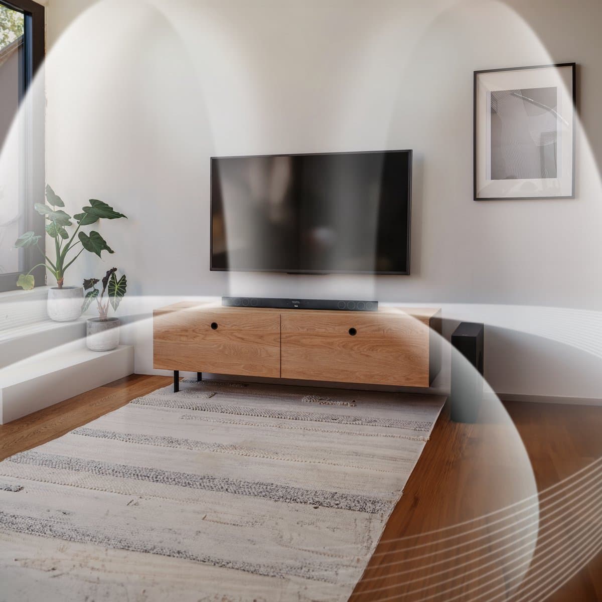 Teufel CINEBAR 11 voor Dolby Atmos 2.1-Set - Soundbar met draadloze subwoofer - Bluetooth met aptX - Virtuele surround sound - wit thumbnail 8