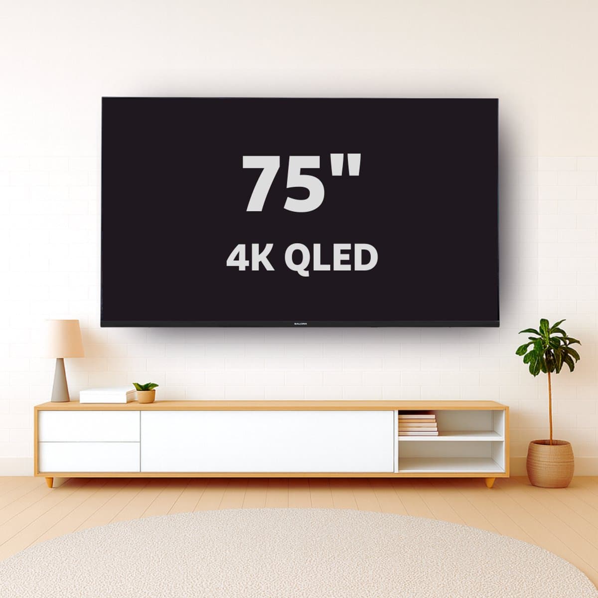 Salora 75QLED320 - tv 75 inch - 4K tv - Qled tv - 75 inch tv - 4K Ultra HD Smart TV - 2025 thumbnail 4