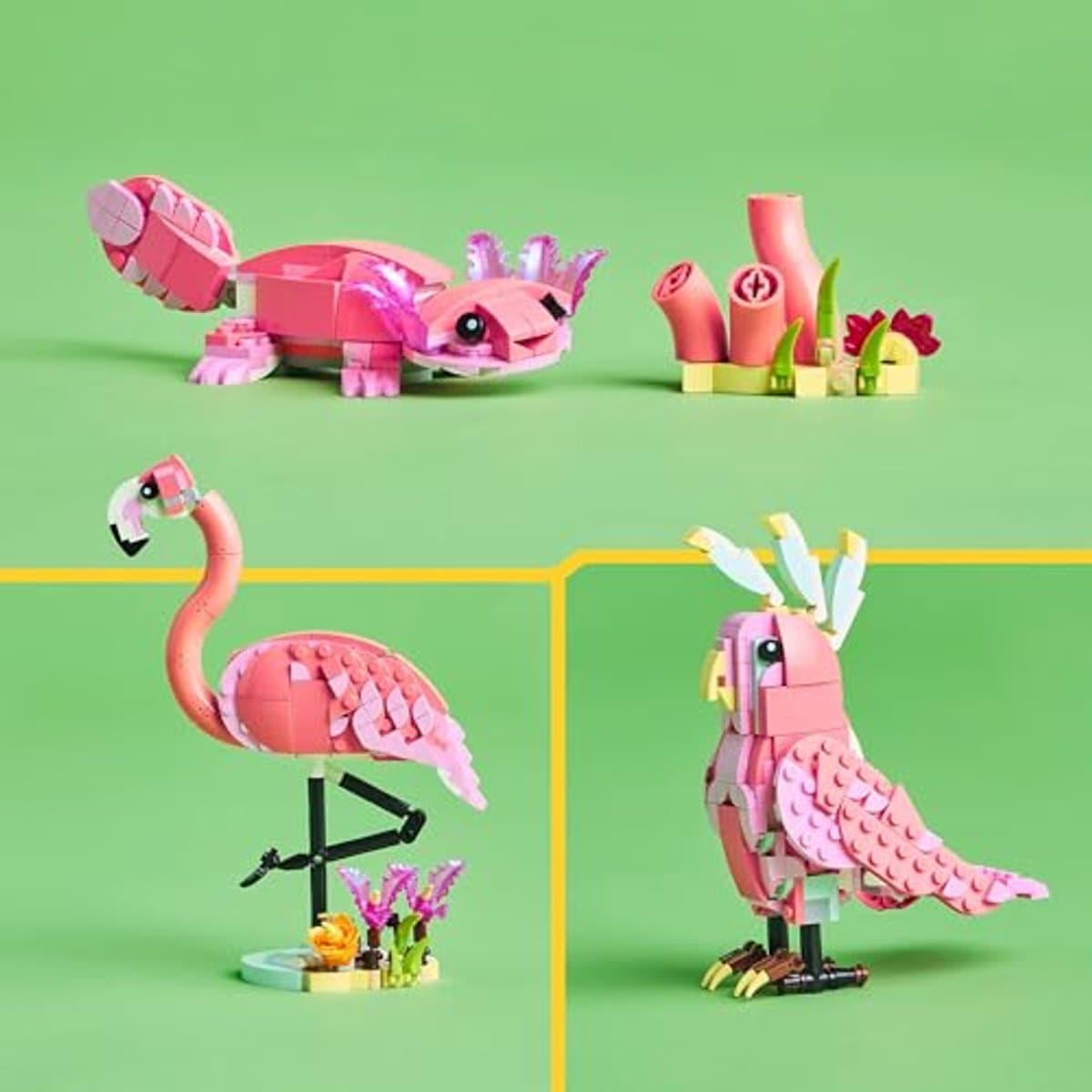 LEGO Creator 3-in-1 flamingo: 3 bouwmodellen in één set thumbnail 6