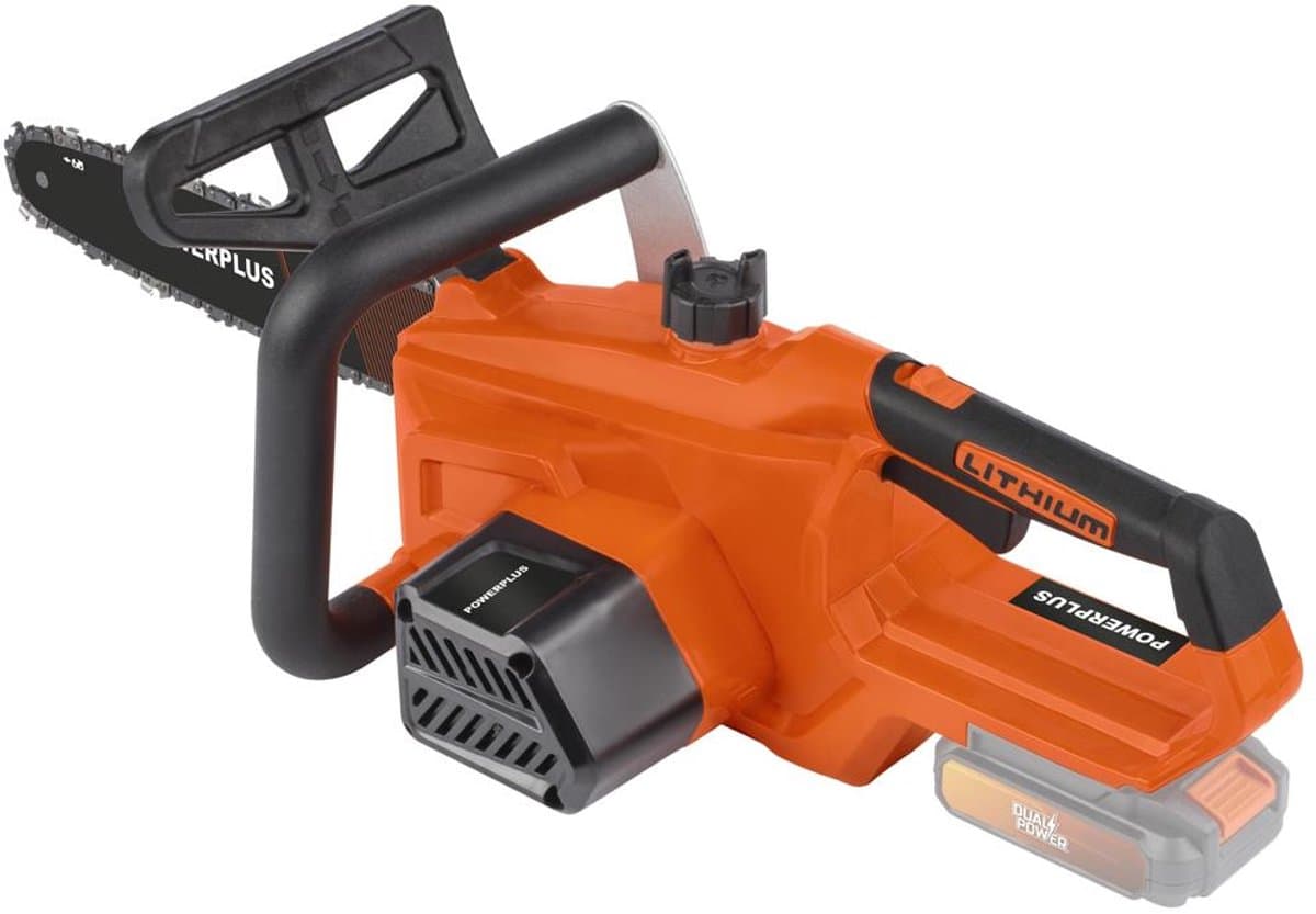Powerplus Dual Power Accu-kettingzaag POWDPGCSS1 - Snoeizaag op batterij van 20 V, met accu en lader, zaagblad van 30 cm, automatische kettingsmering thumbnail 6