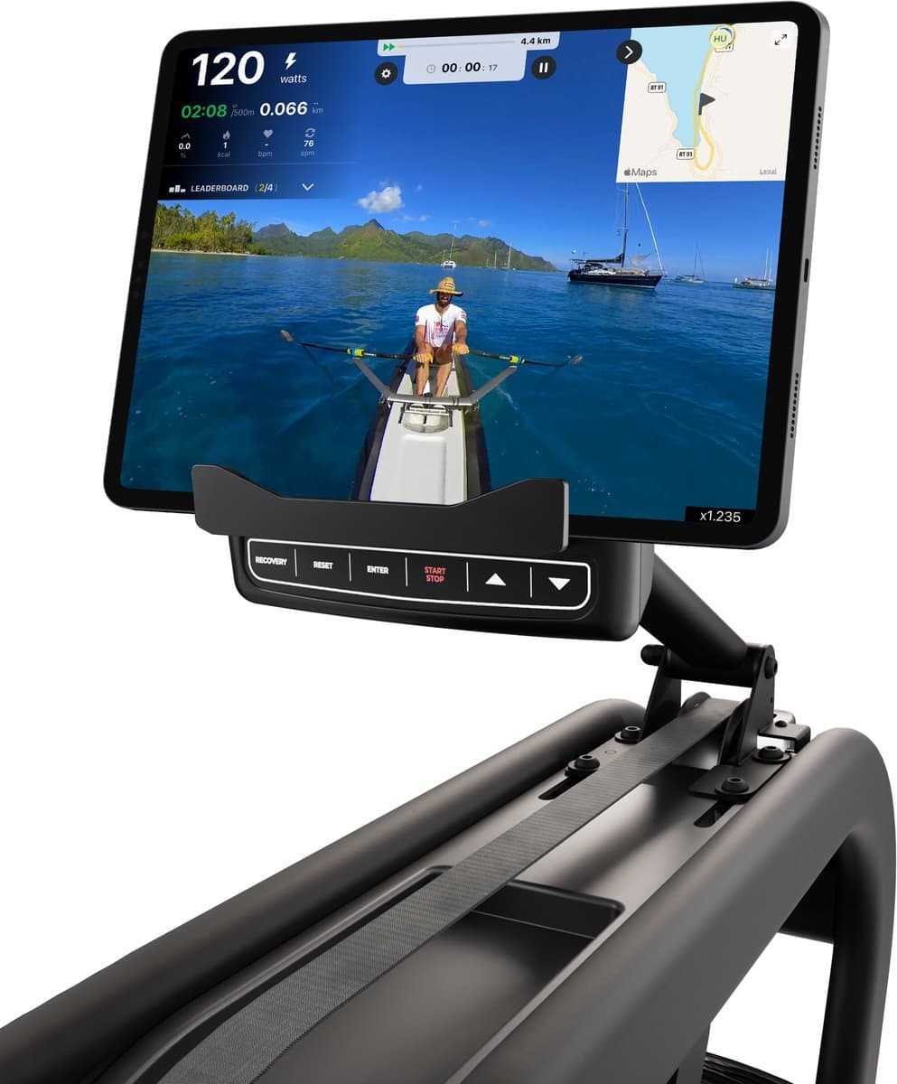 VirtuFit Pro ROW1000 Roeitrainer met Waterweerstand – Opklapbaar – 32 Programma's – Incl. Display en Transportwielen – Gratis Kinomap – Max. 227 kg gebruikersgewicht – Roeimachine – Roeiapparaat thumbnail 7