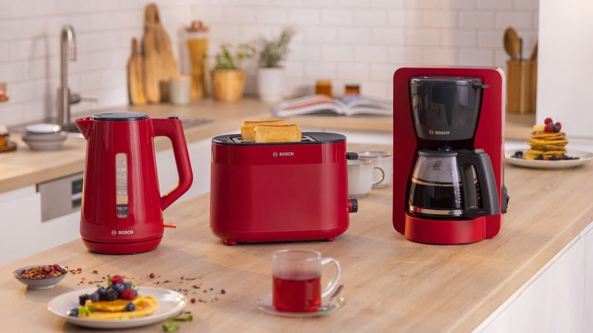 Bosch TWK1M124 MyMoment - Waterkoker - Rood thumbnail 3