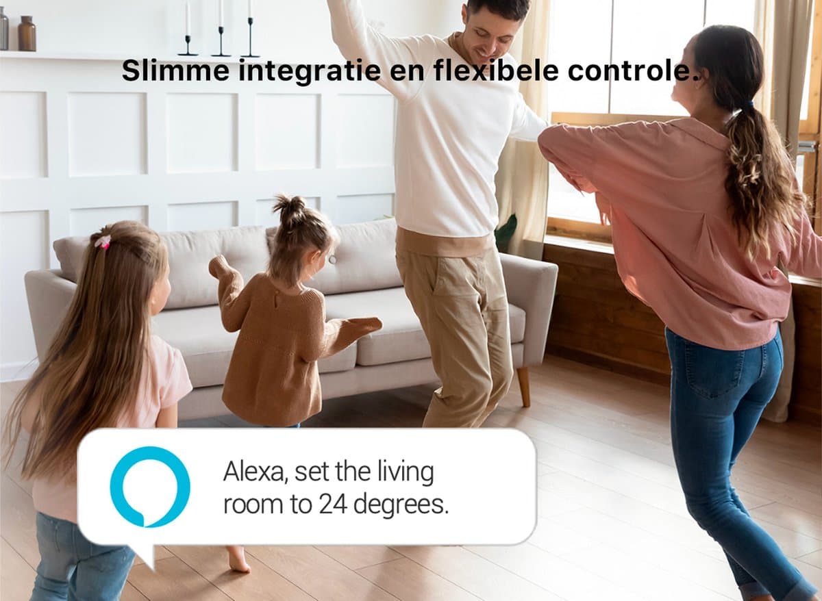 Ezviz T55 Slimme thermostaten – Slimme radiatorknop – Thermostaatkraan – Bluetooth – Bediening via App - Verbruiksoverzicht – Spraakbesturing met Alexa en Google Assistant thumbnail 7