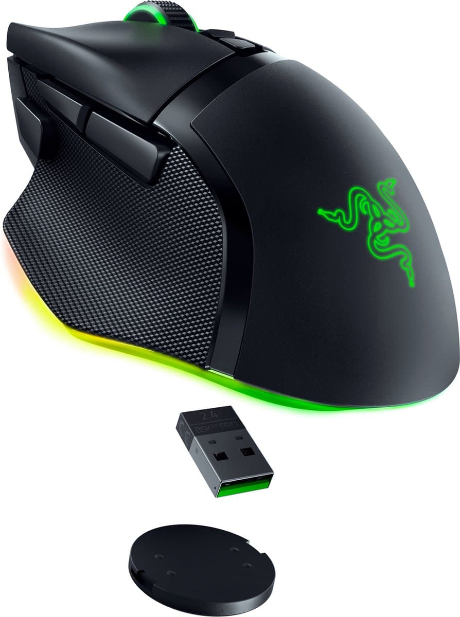 Razer Basilisk V3 Pro - Draadloze Gaming Muis - RGB - 30.000 DPI - Zwart thumbnail 6