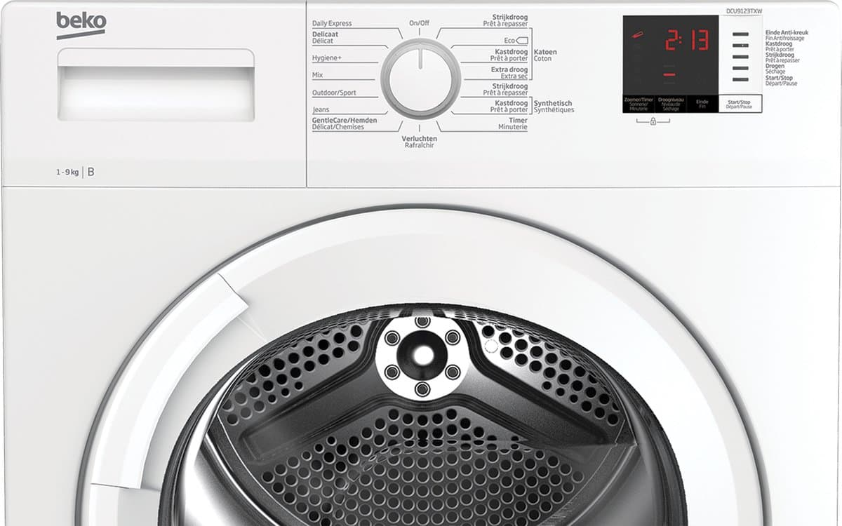 Beko DCU9123TXW - Condensdroger - NL/FR thumbnail 5
