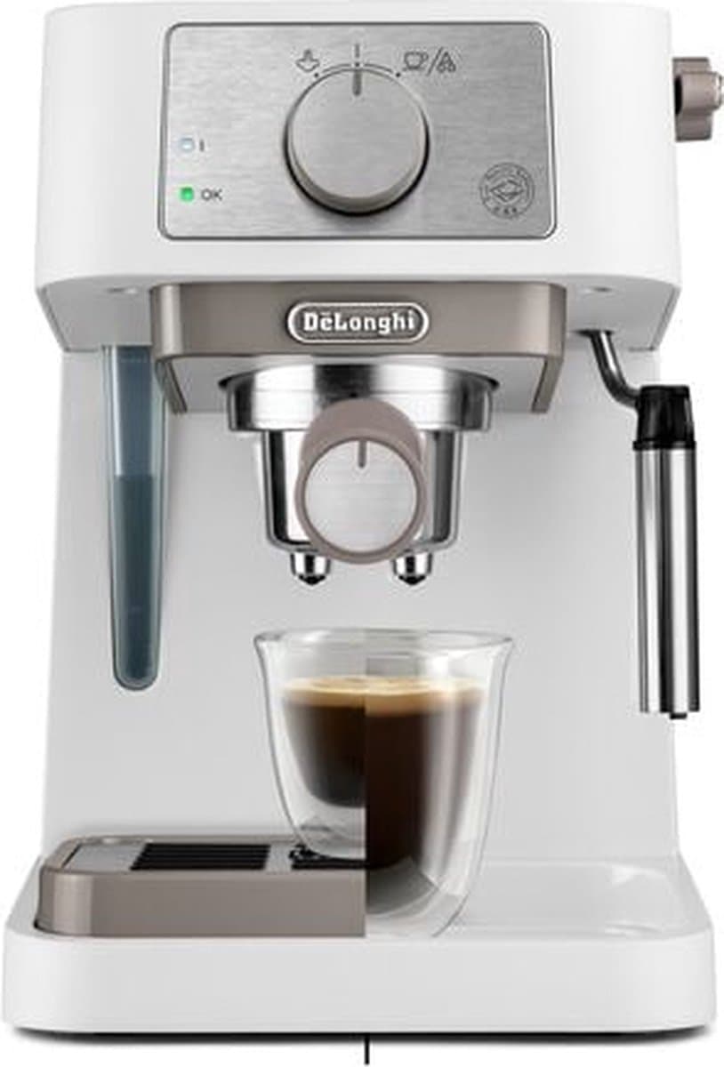 De Longhi EC260.W - Pistonmachine - 1100W - 1 L - roestvrij staal thumbnail 2