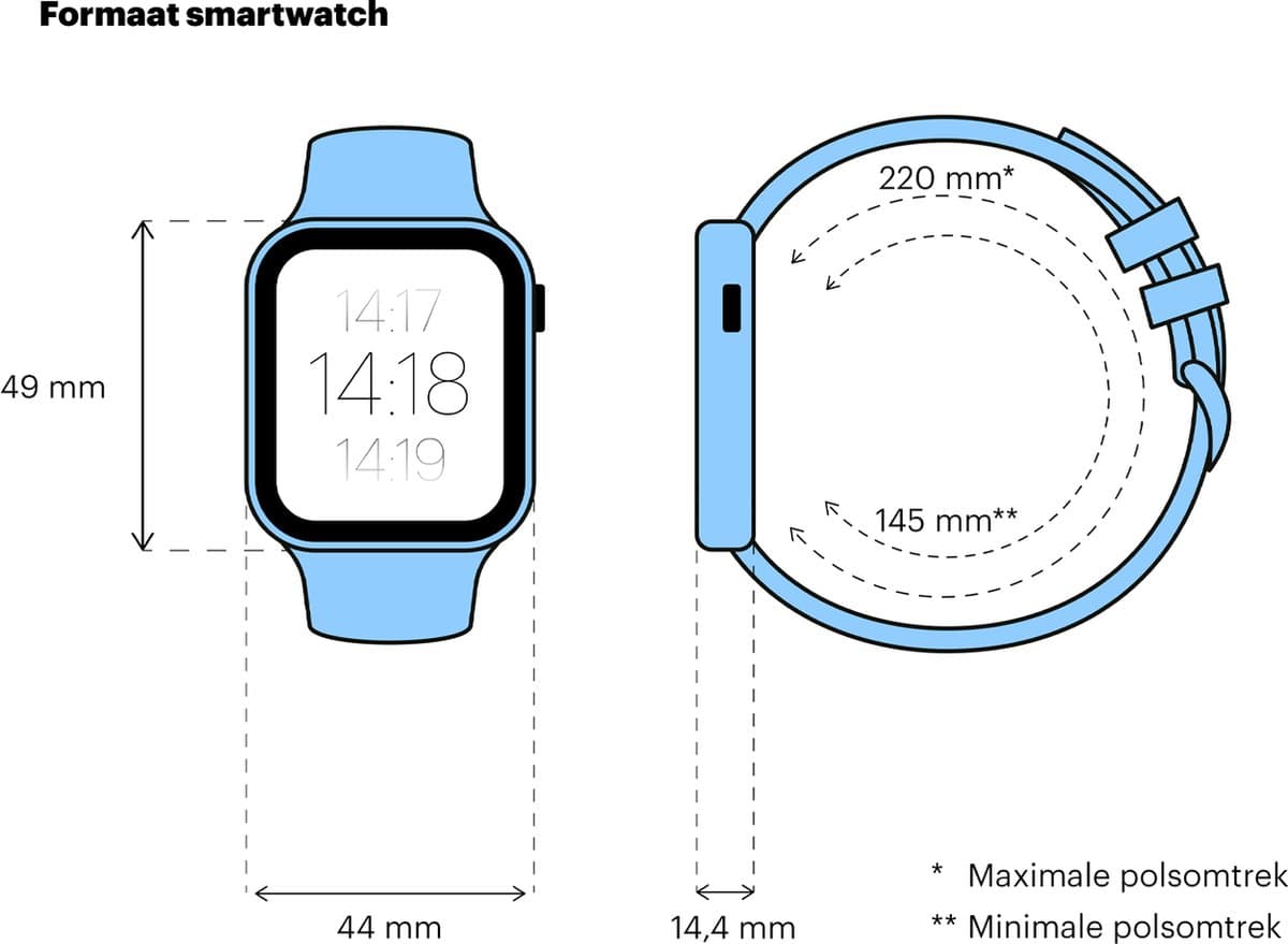 Apple Watch Ultra 49mm Titanium - Robuuste 4G Smartwatch