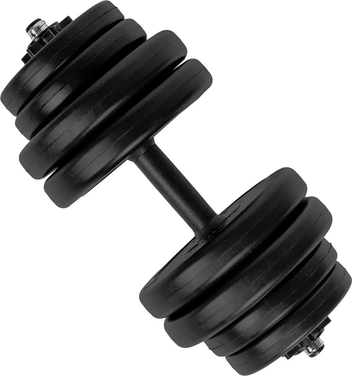 VirtuFit Verstelbare Halterset + Dumbbellset - 60,5 kg - 30 mm - Inclusief Halterstang, Dumbbellstangen & Sluiters - Zwart - Voor Thuisgebruik thumbnail 5