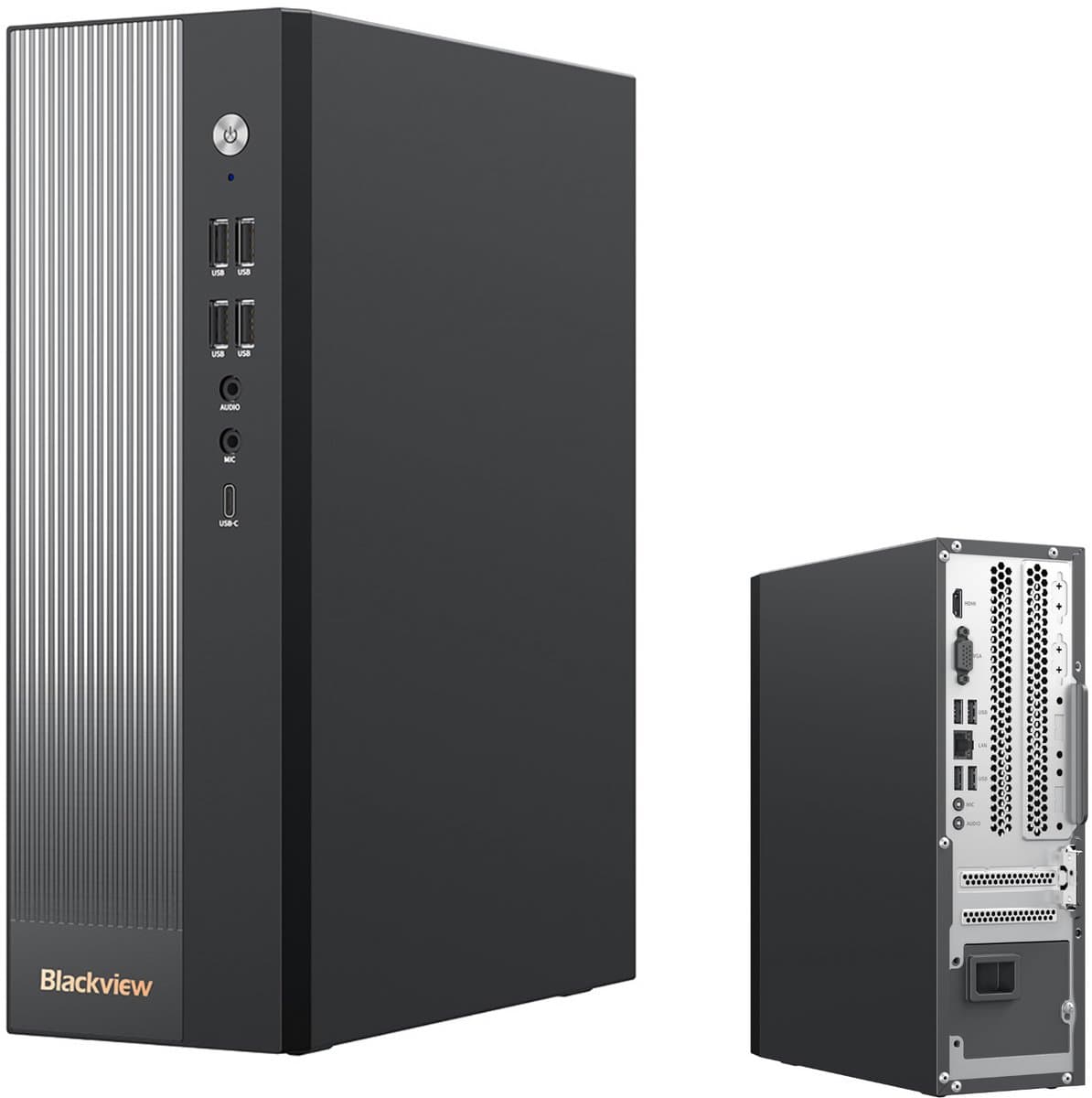 Blackview NEX60 Mini Game PC - Intel Core 5 210H - 16GB DDR4 - 512GB SSD - WiFi 6 - Windows 11 Pro - mini desktop pc - Zwart