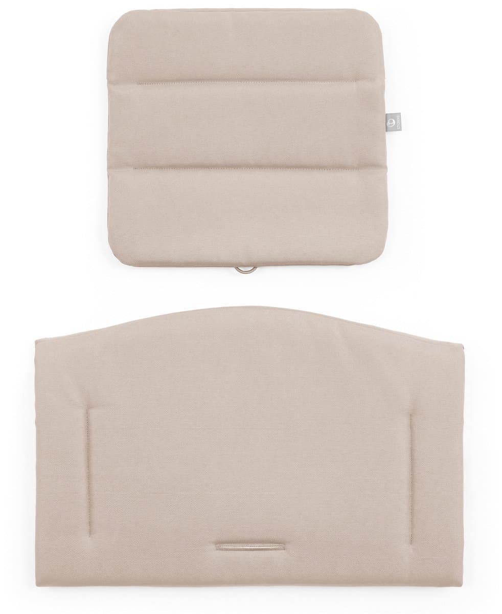 Stokke Tripp Trapp bundel Cashmere Grey | Babyset Cashmere Grey | Newborn Vanilla White/ Beige | Tray Vanilla White | Kussenset Beige thumbnail 2
